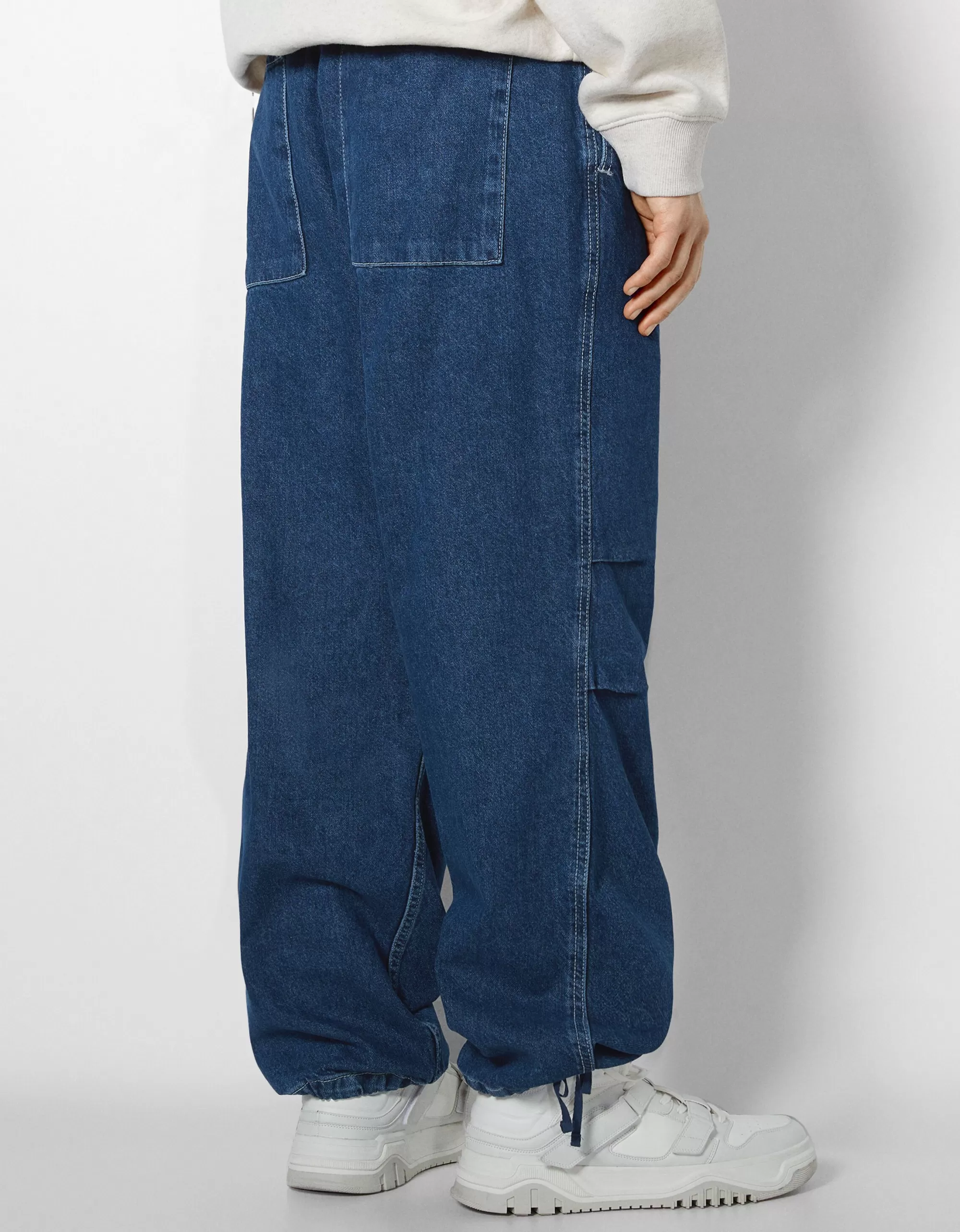 HOMBRE BERSHKA Jeans parachute