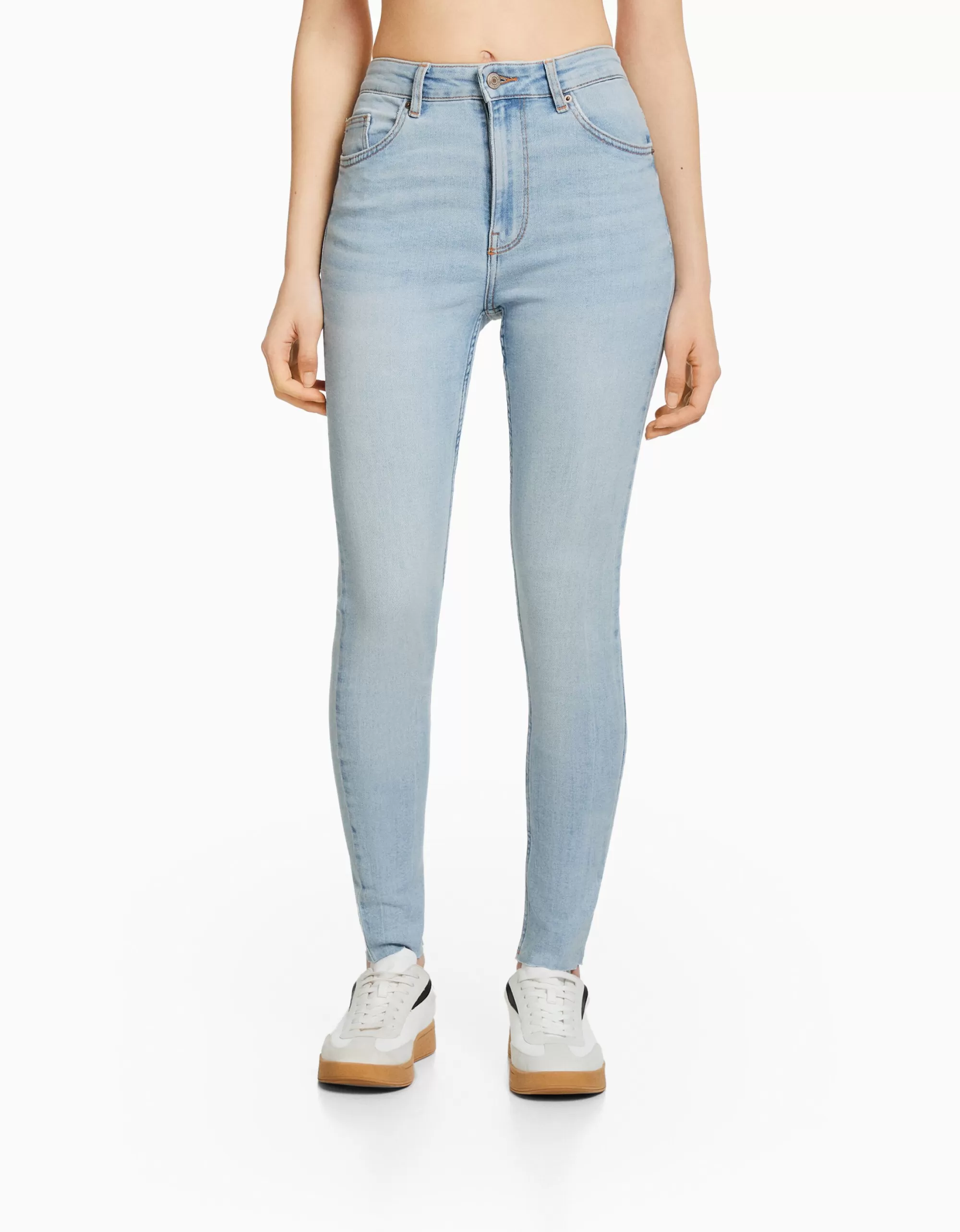 MUJER BERSHKA Jeans skinny high waist