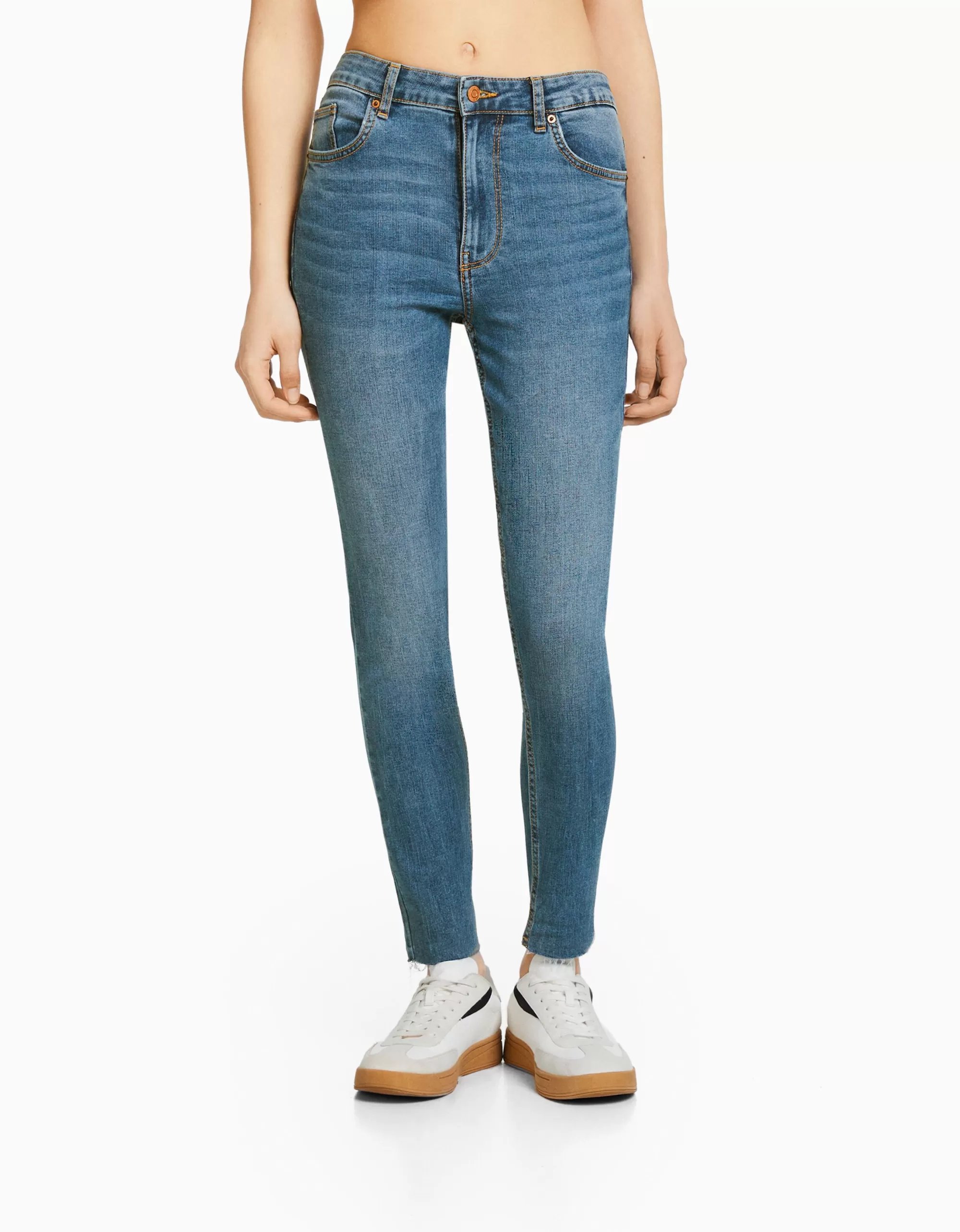 MUJER BERSHKA Jeans skinny high waist