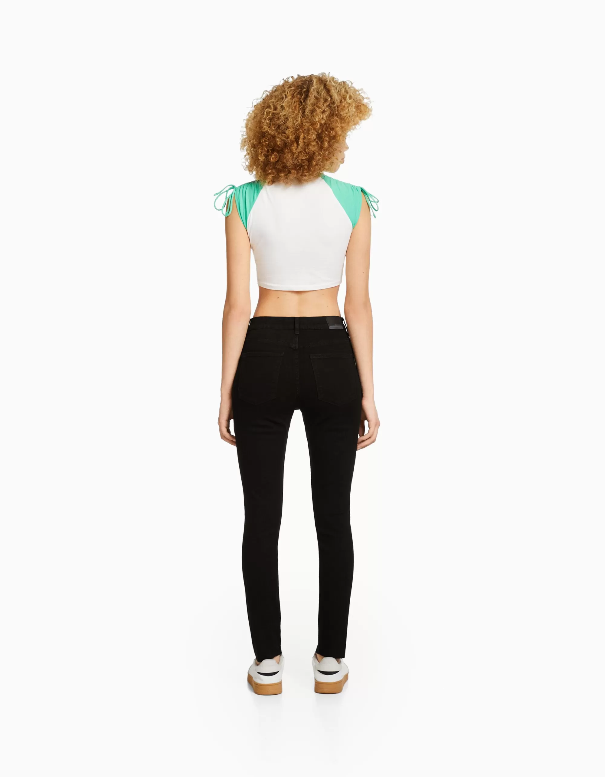 MUJER BERSHKA Jeans skinny high waist