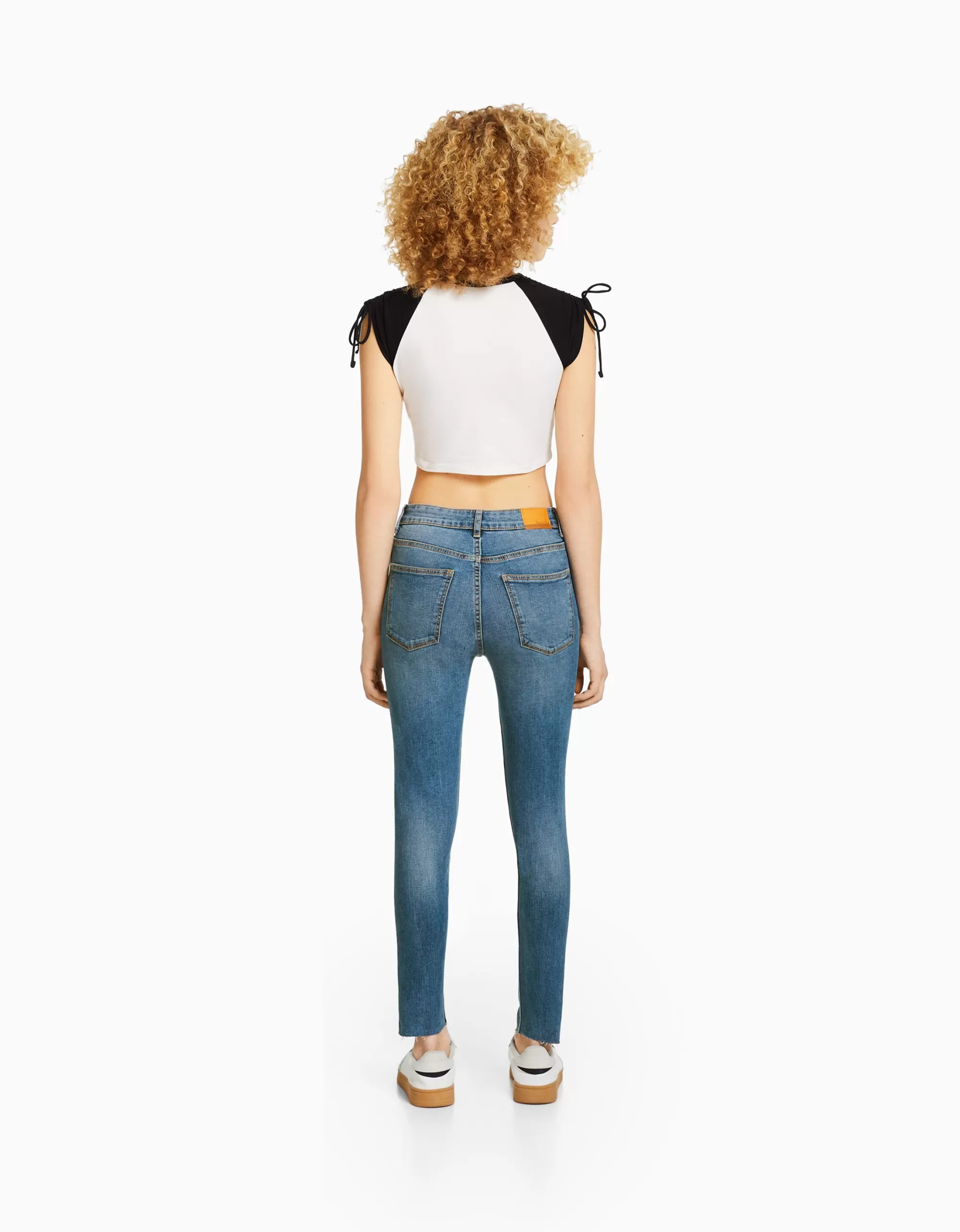 MUJER BERSHKA Jeans skinny high waist