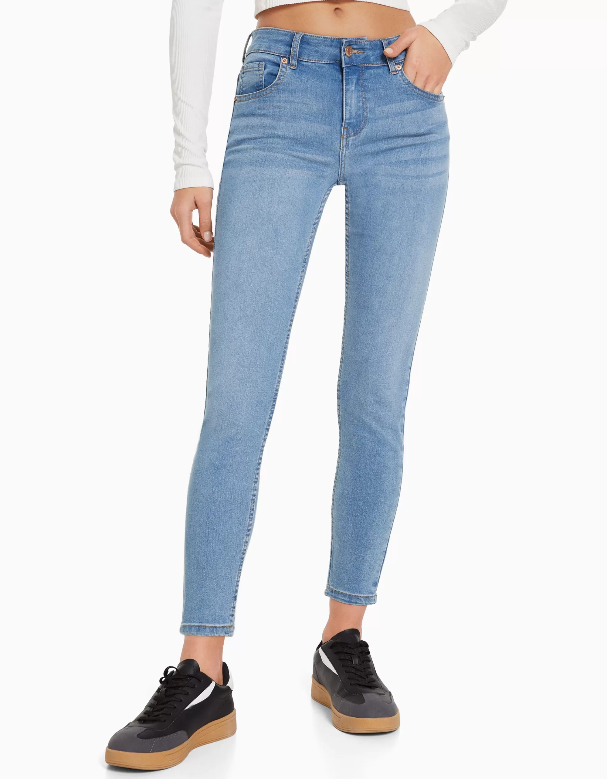 MUJER BERSHKA Jeans skinny push up