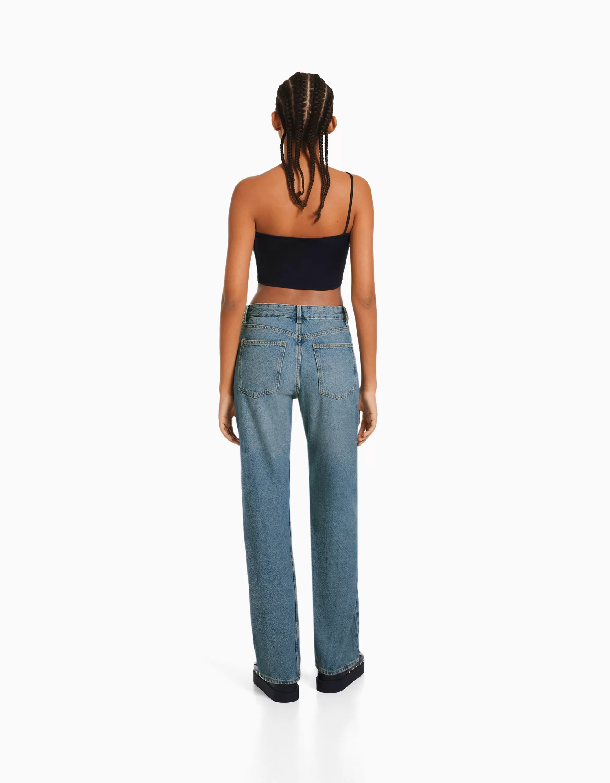 MUJER BERSHKA Jeans straight