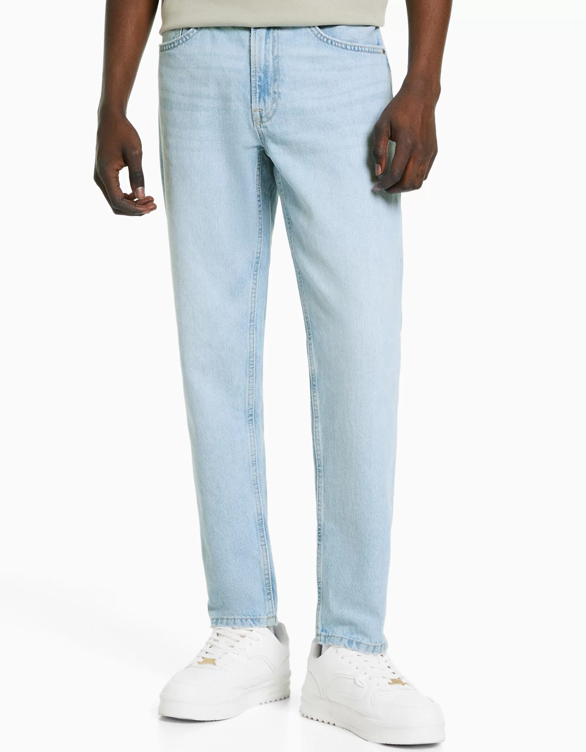 HOMBRE BERSHKA Jeans straight vintage