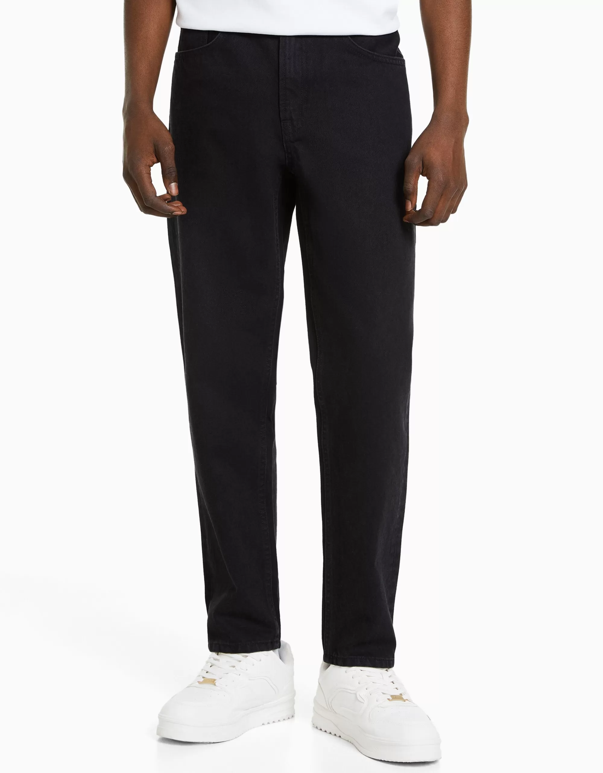 HOMBRE BERSHKA Jeans straight vintage