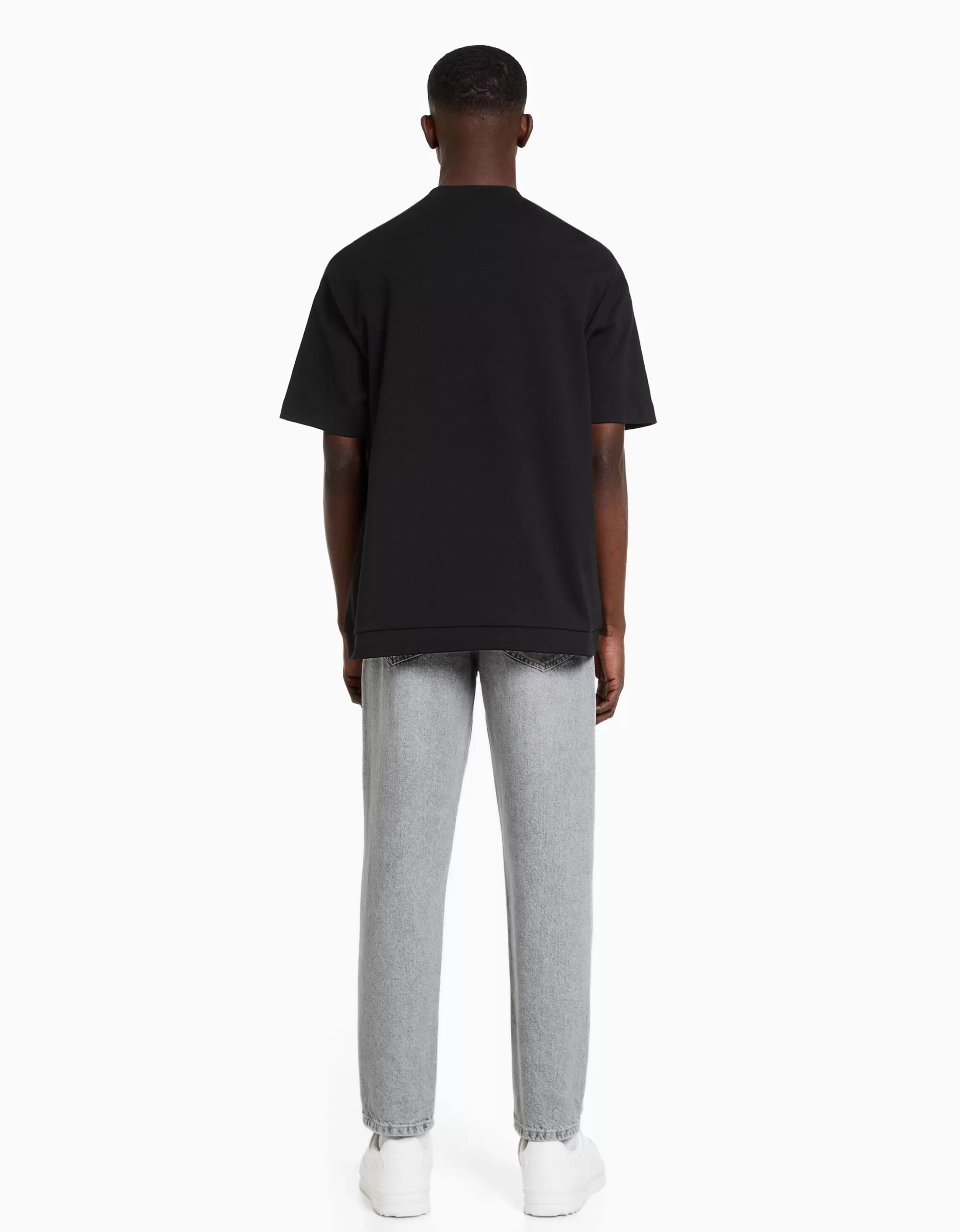 HOMBRE BERSHKA Jeans straight vintage
