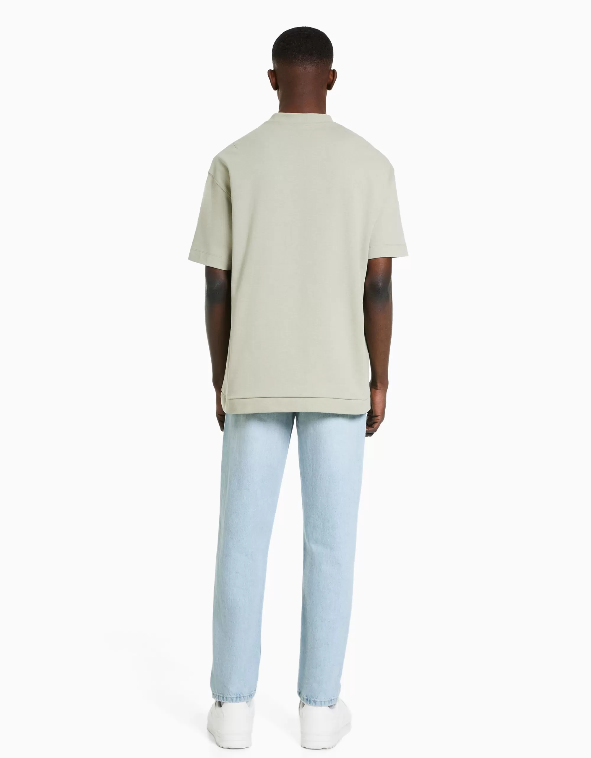HOMBRE BERSHKA Jeans straight vintage
