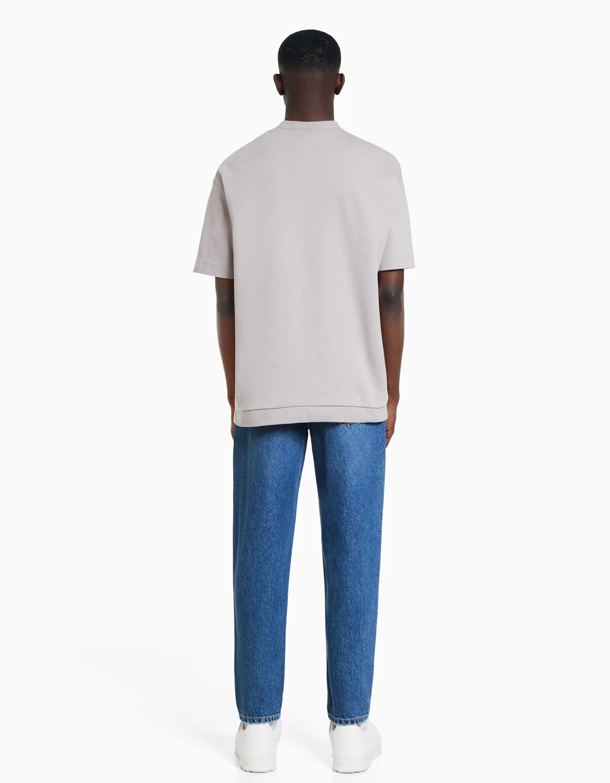HOMBRE BERSHKA Jeans straight vintage