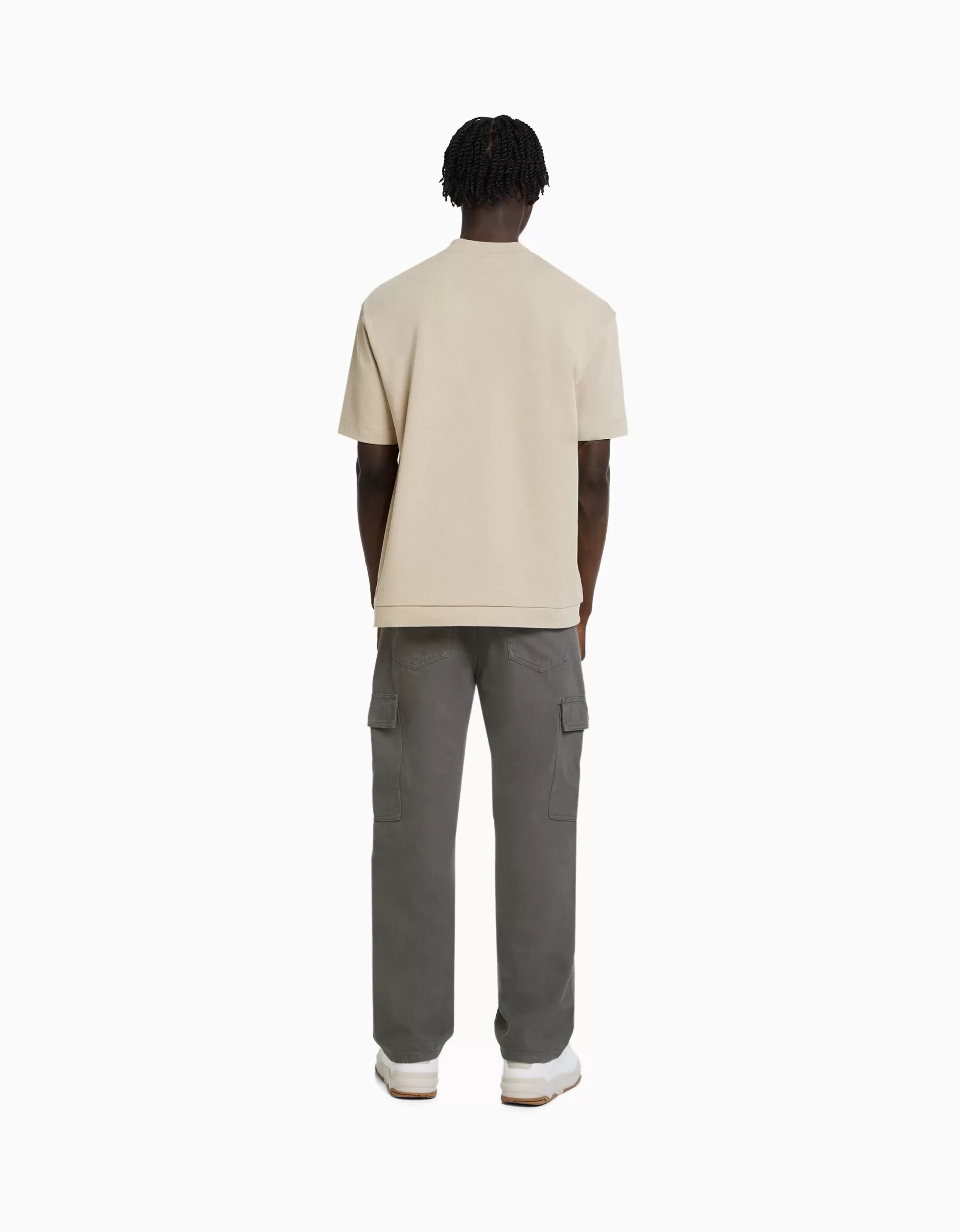 HOMBRE BERSHKA Jeans wide cargo