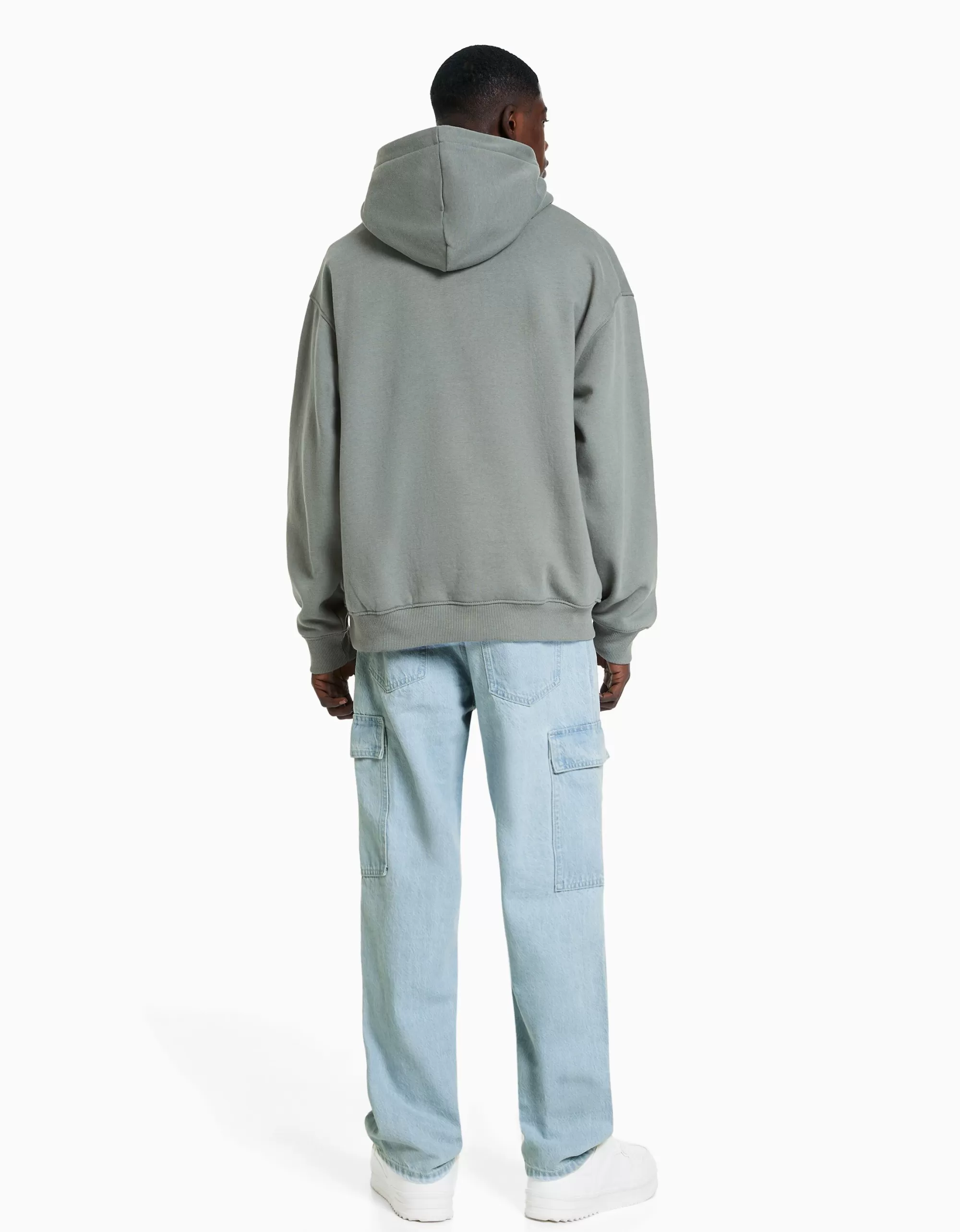HOMBRE BERSHKA Jeans wide cargo
