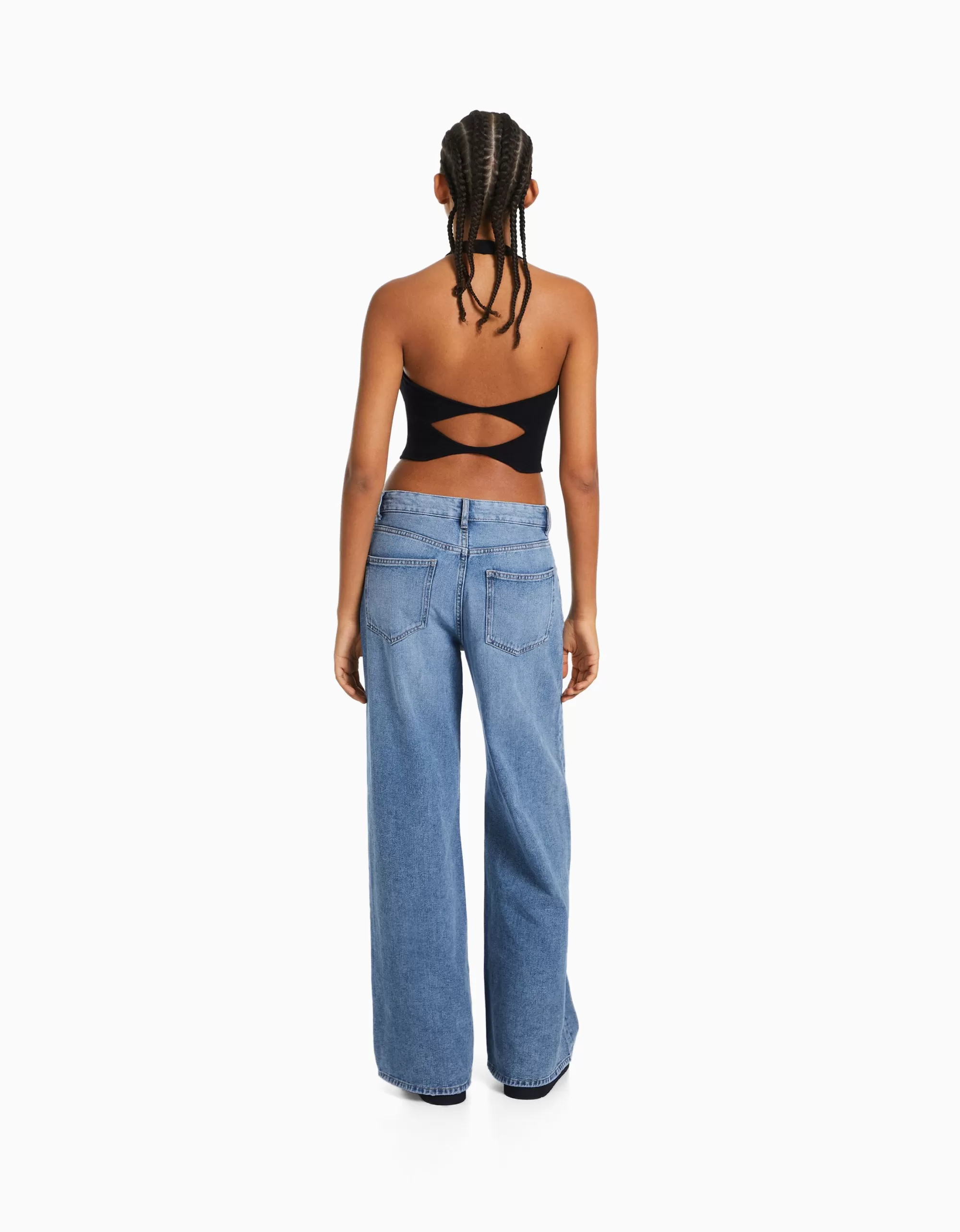 MUJER BERSHKA Jeans wide leg