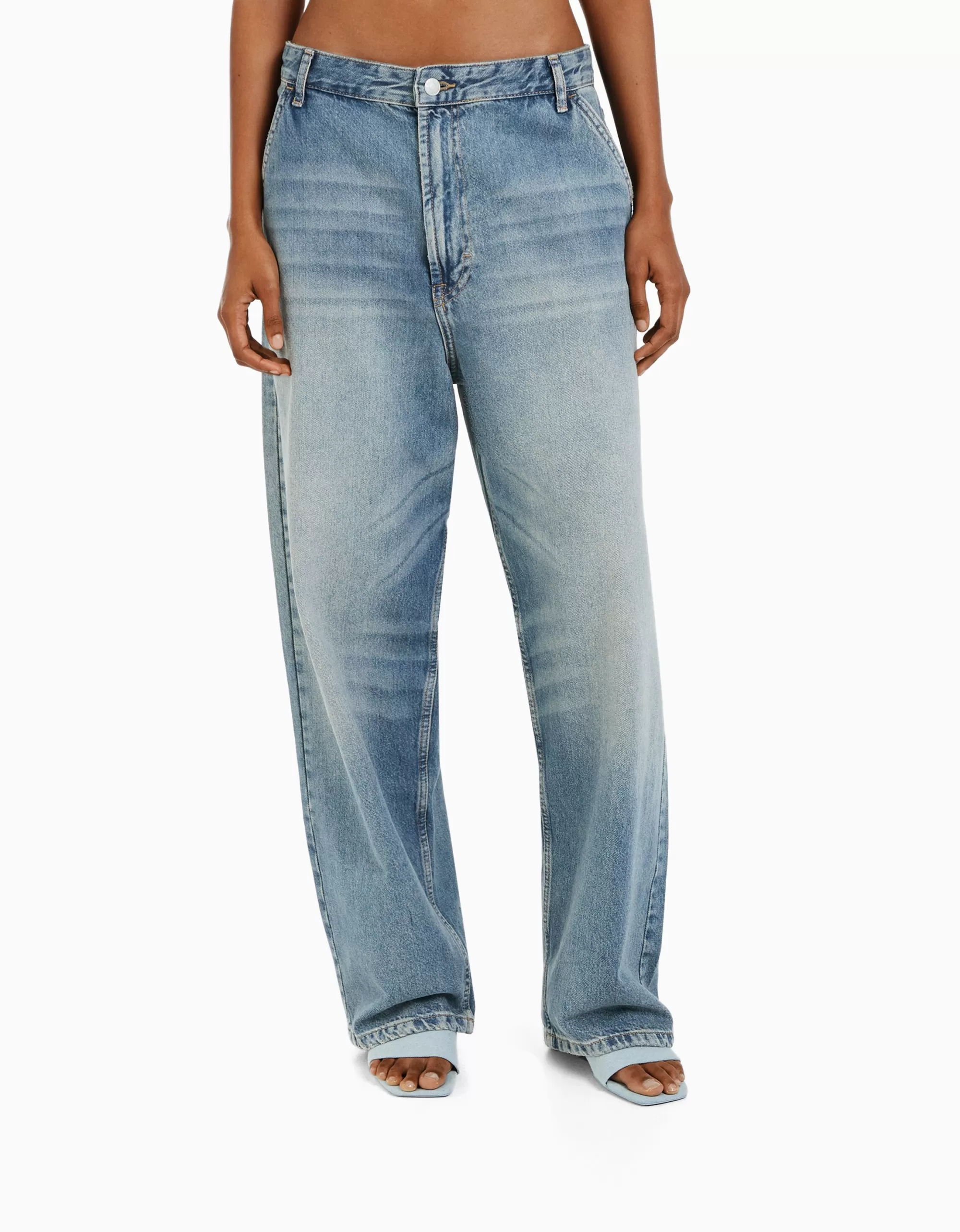 MUJER BERSHKA Jeans wide skate