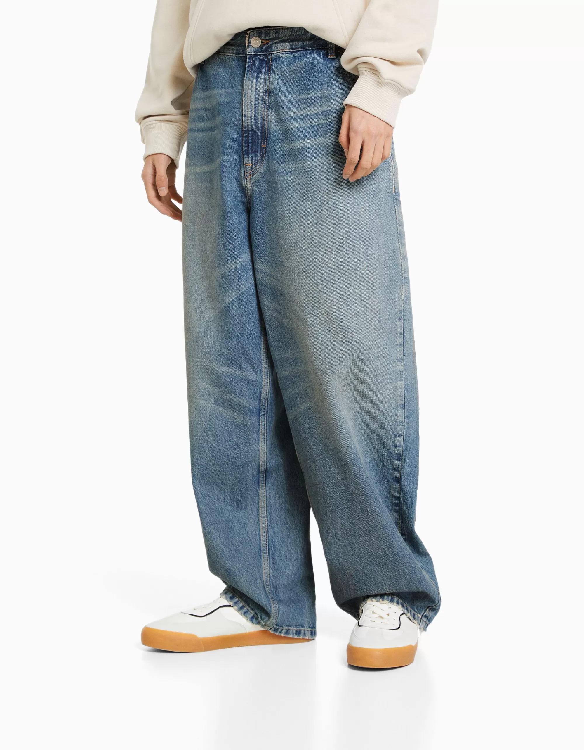 HOMBRE BERSHKA Jeans wide skate