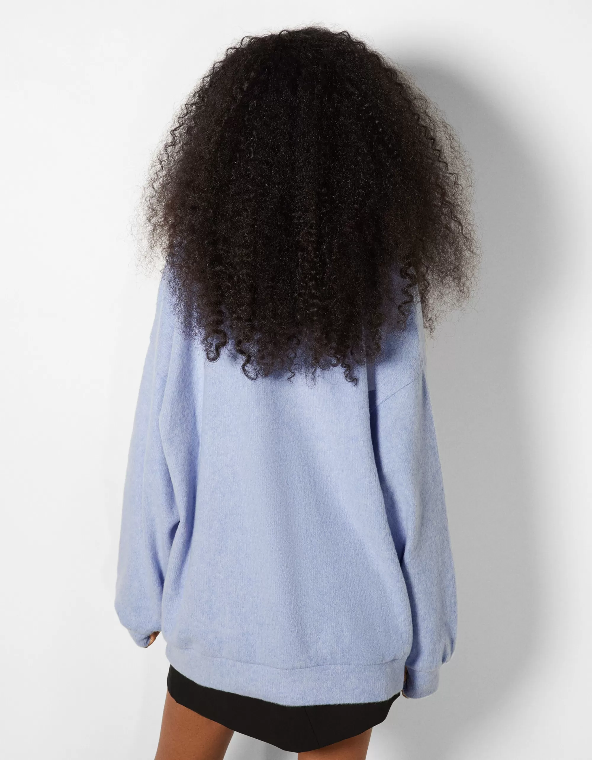 MUJER BERSHKA Jersey cuello pico