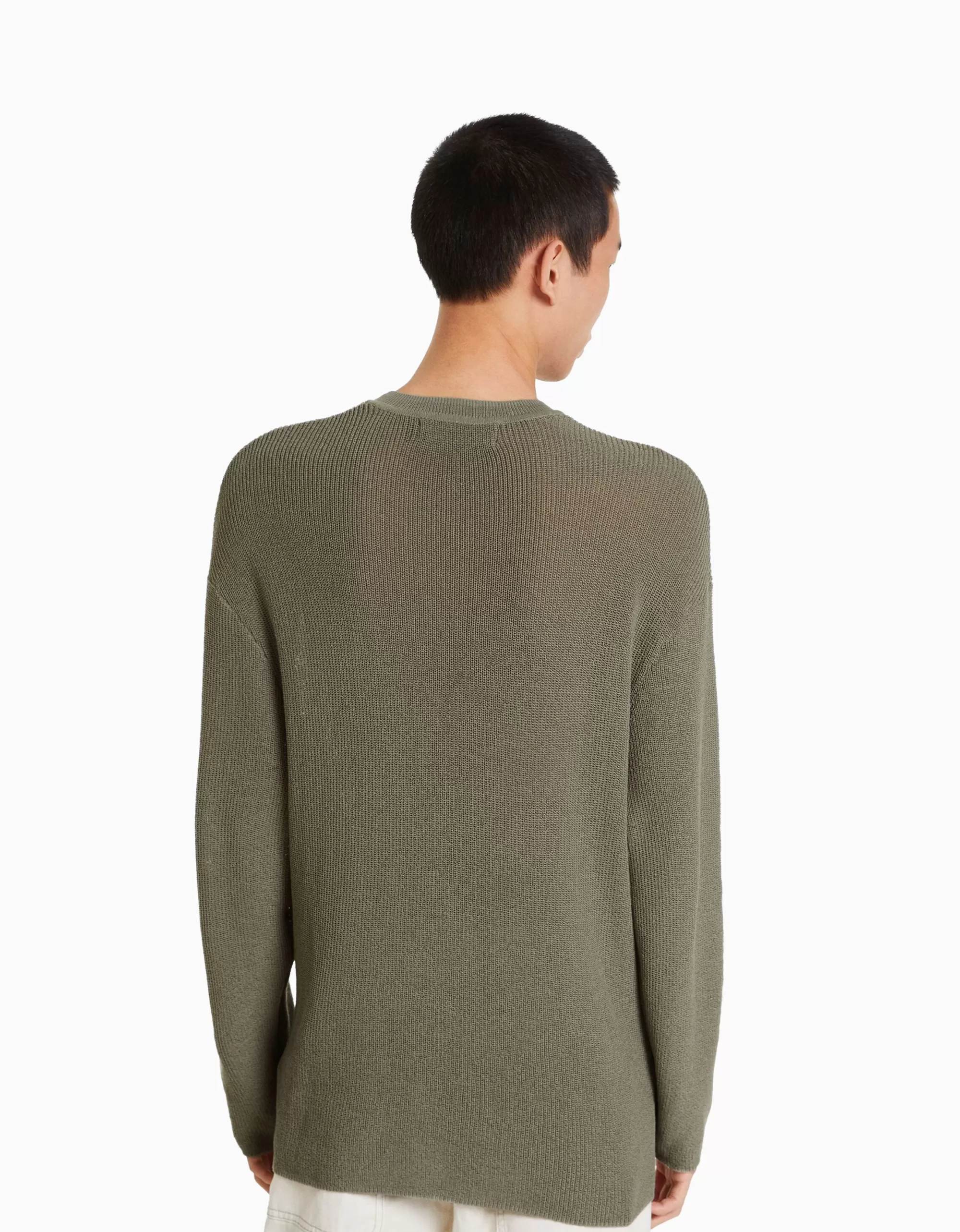 HOMBRE BERSHKA Jersey cuello redondo