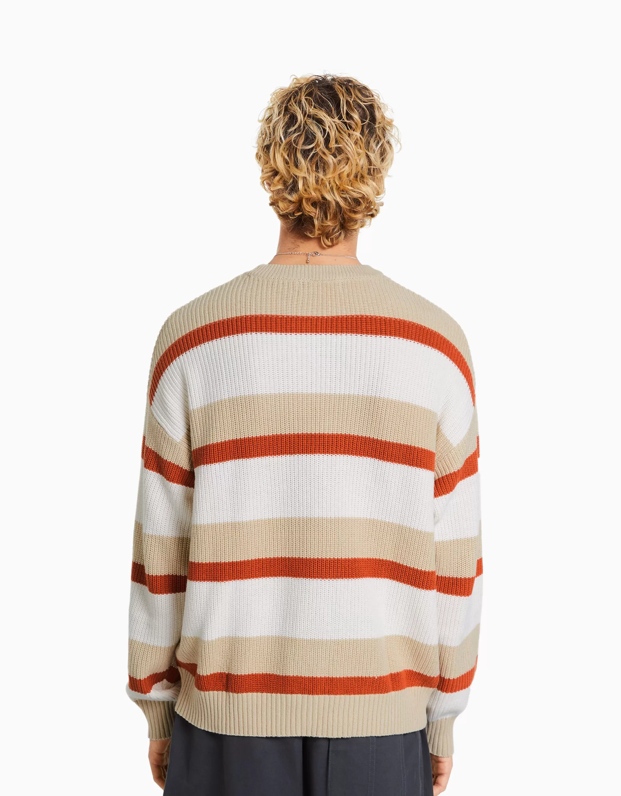 HOMBRE BERSHKA Jersey raya horizontal