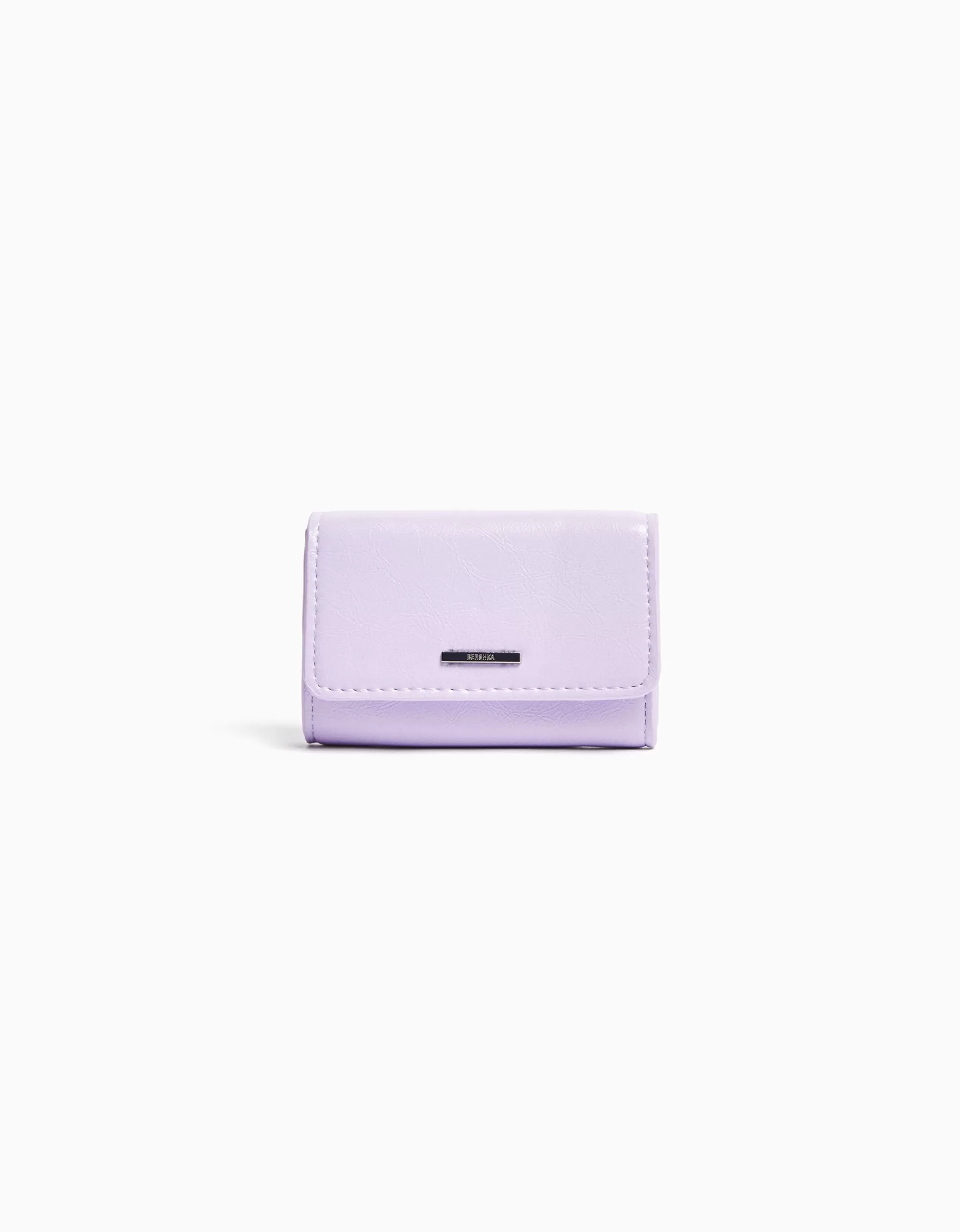 MUJER BERSHKA Monedero básico brillo