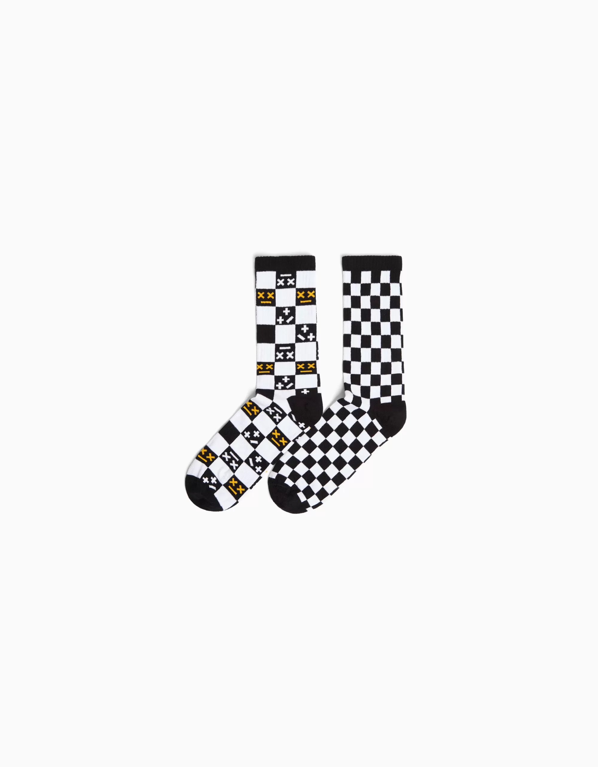 HOMBRE BERSHKA Pack 2 calcetines print damero