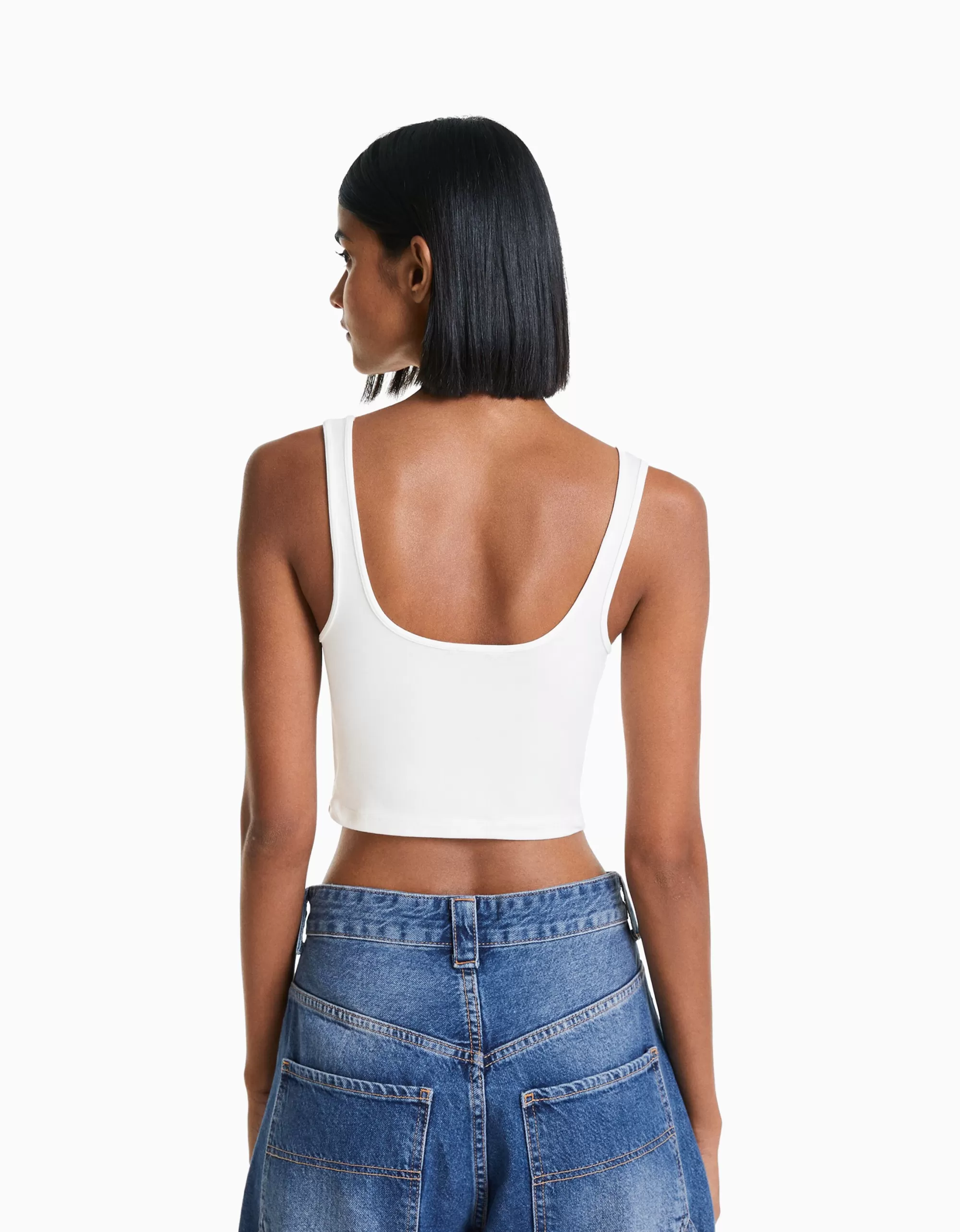 MUJER BERSHKA Pack 2 tops