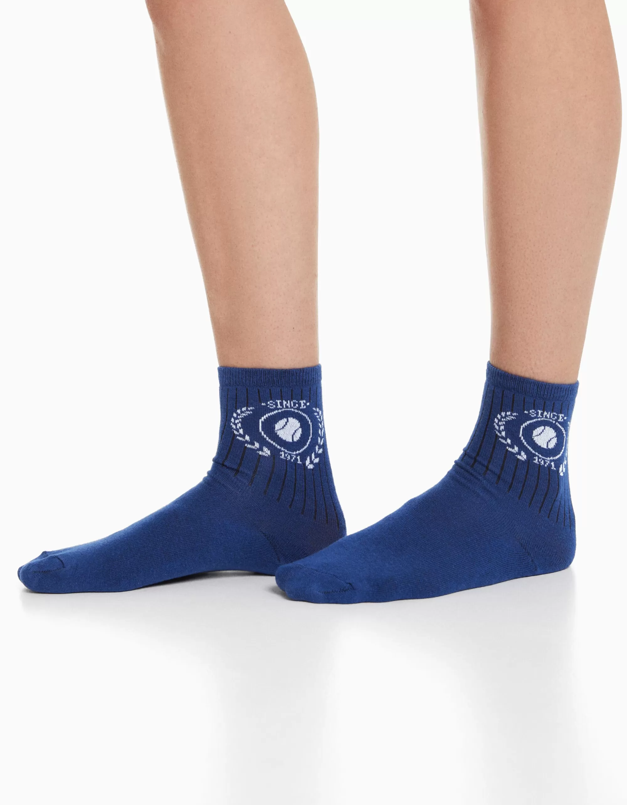 MUJER BERSHKA Pack 3 calcetines sport
