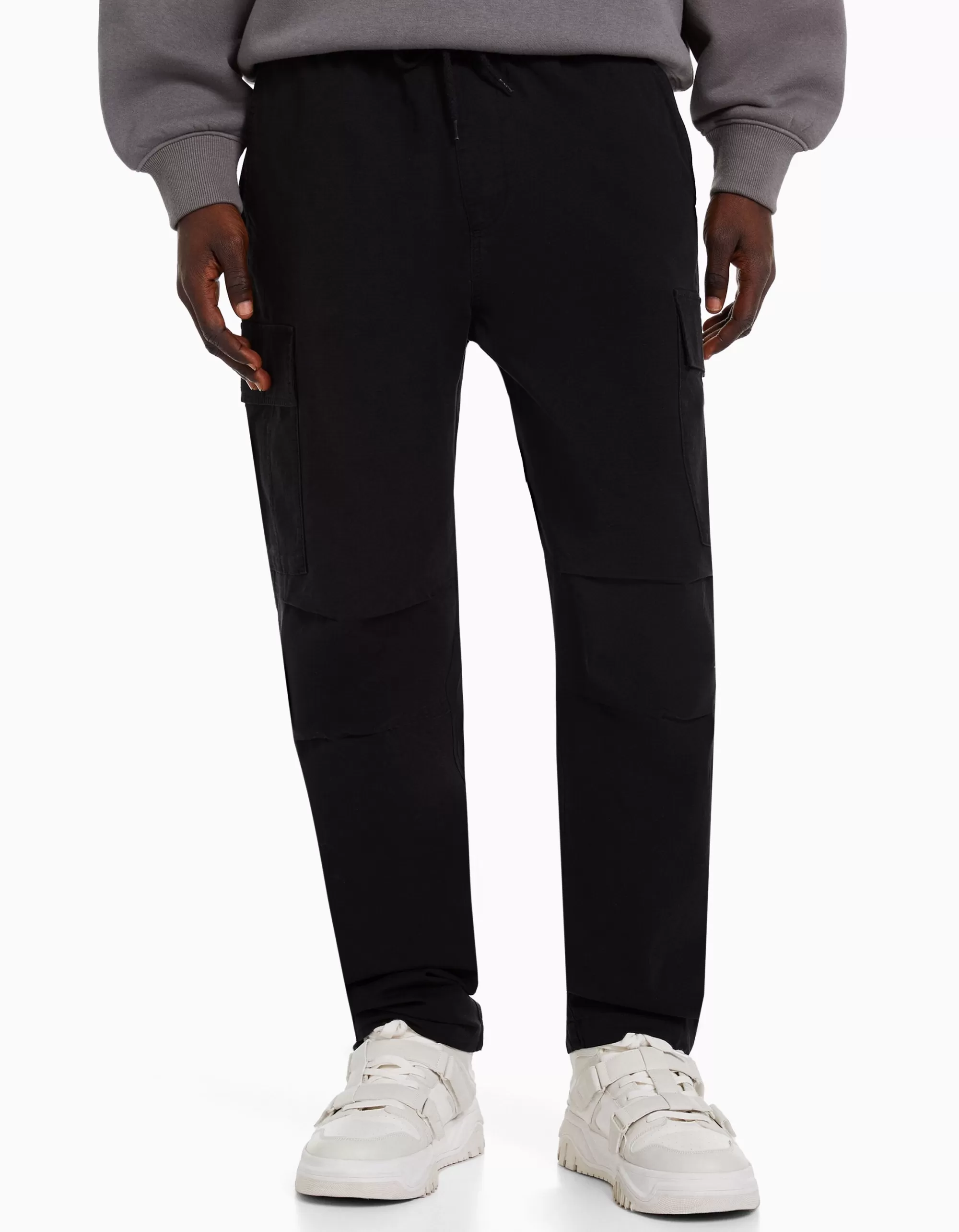 HOMBRE BERSHKA Pantalón cargo stoppers