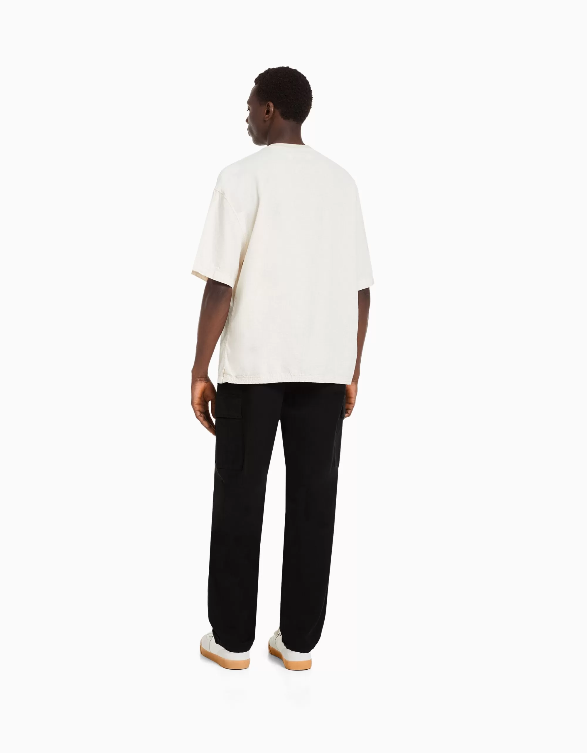 HOMBRE BERSHKA Pantalón cargo stoppers