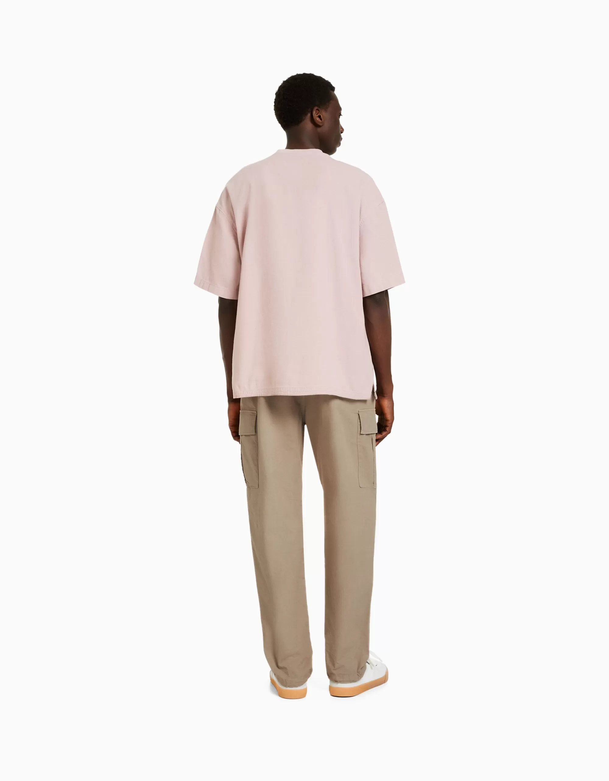 HOMBRE BERSHKA Pantalón cargo stoppers