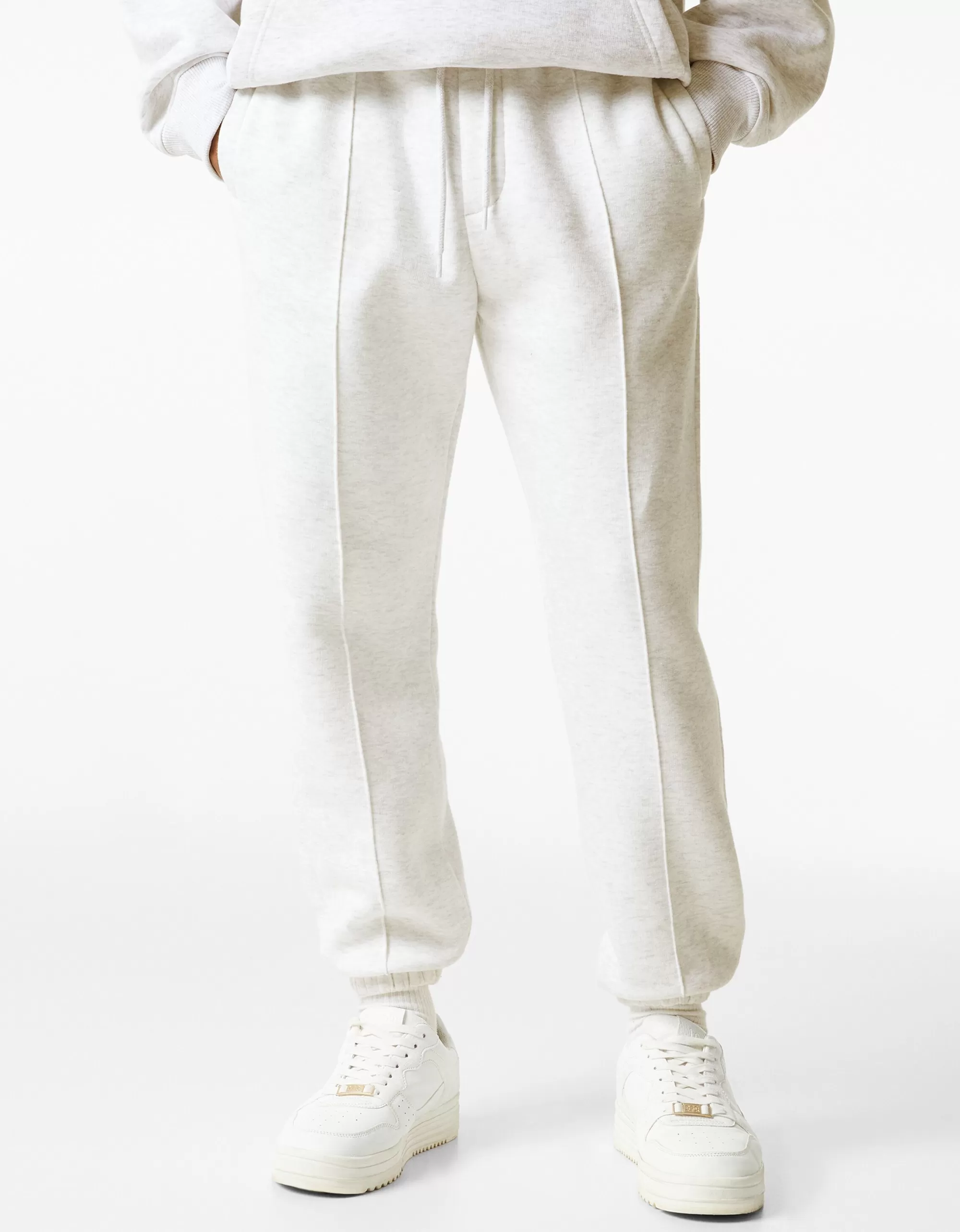HOMBRE BERSHKA Pantalón felpa jogger