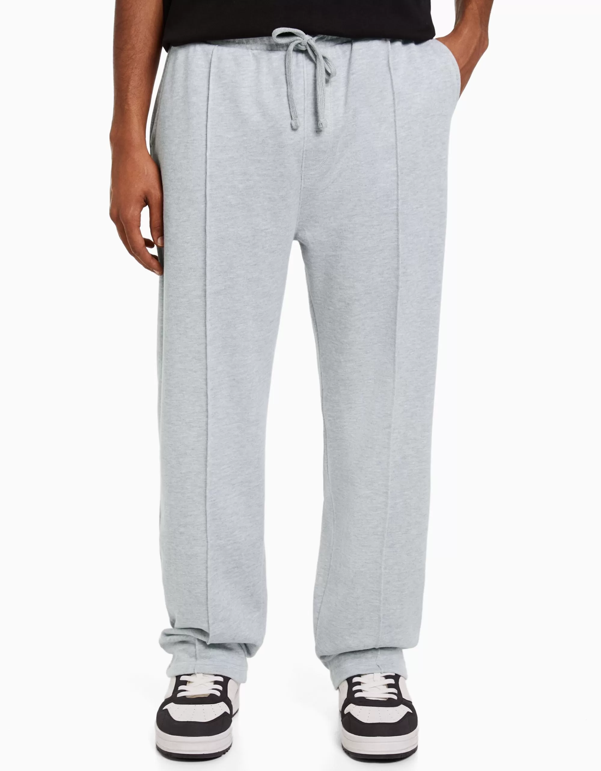 HOMBRE BERSHKA Pantalón wide leg