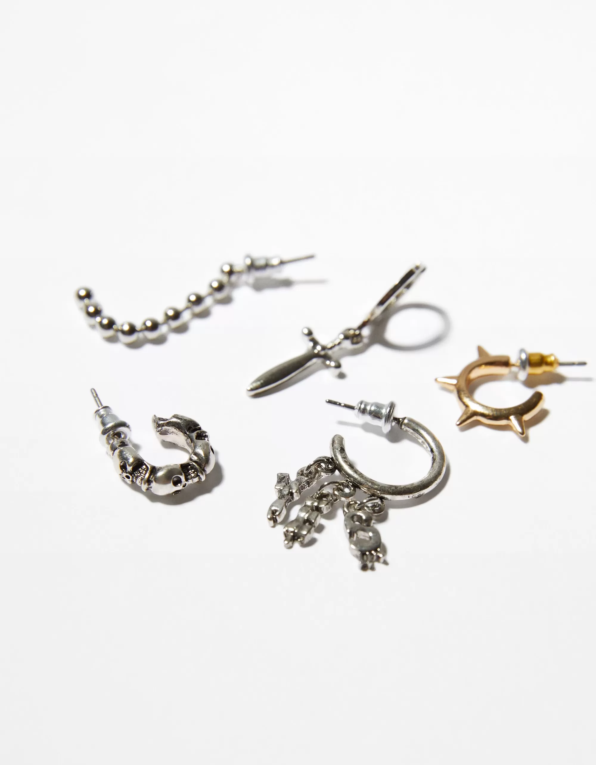 HOMBRE BERSHKA Set 10 pendientes