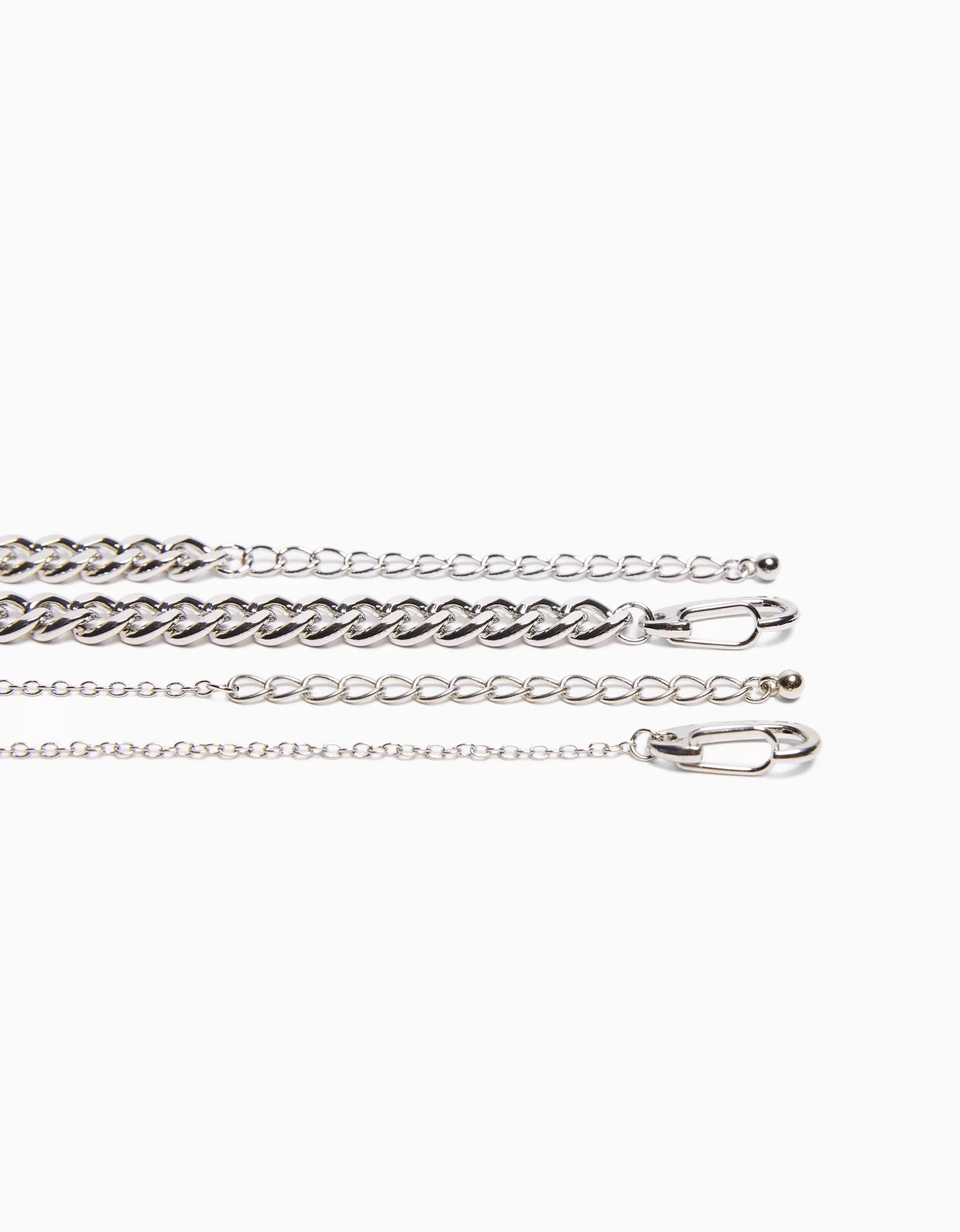 HOMBRE BERSHKA Set 2 collares anillo