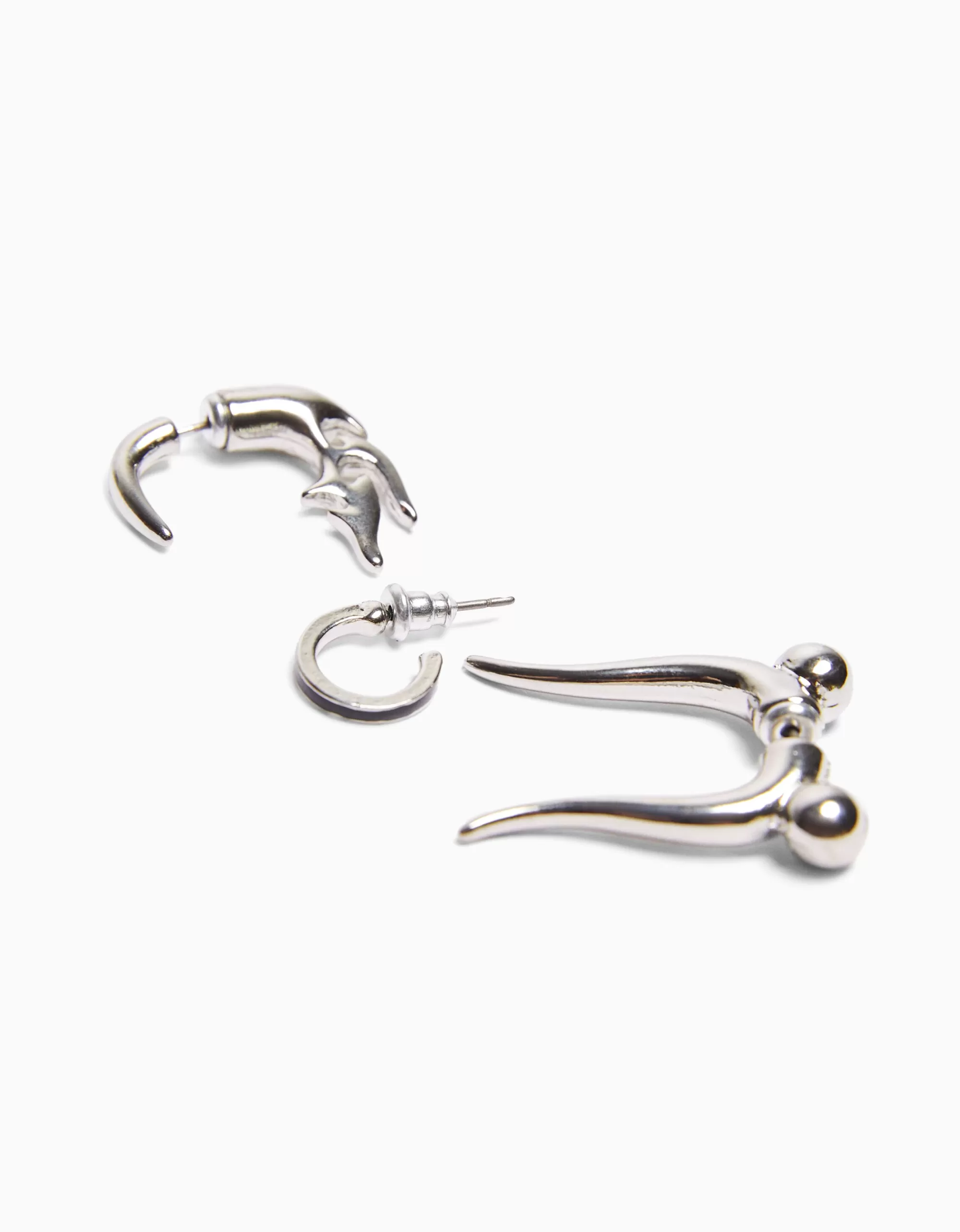 HOMBRE BERSHKA Set 6 pendientes ear cuff