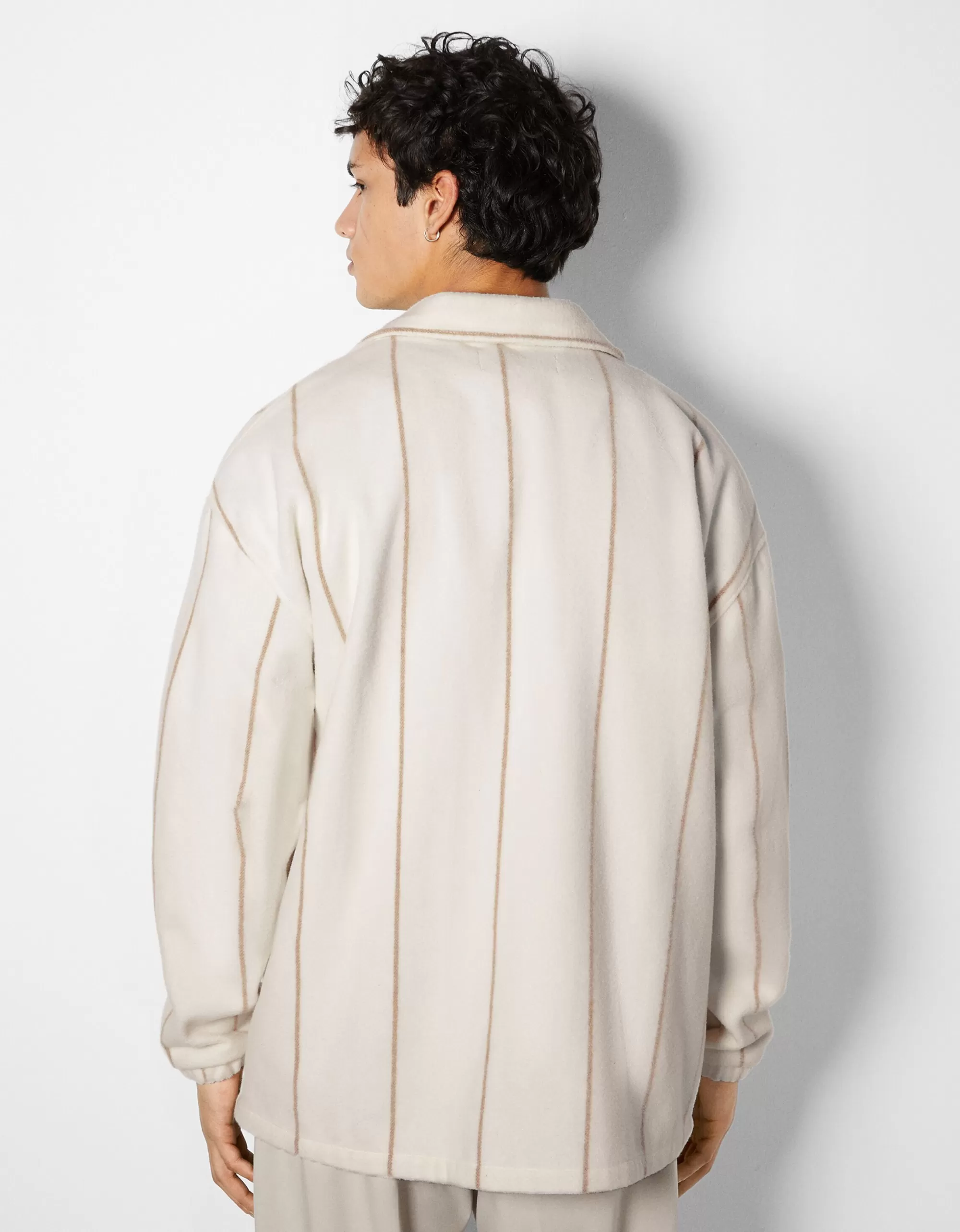 HOMBRE BERSHKA Sobrecamisa rayas