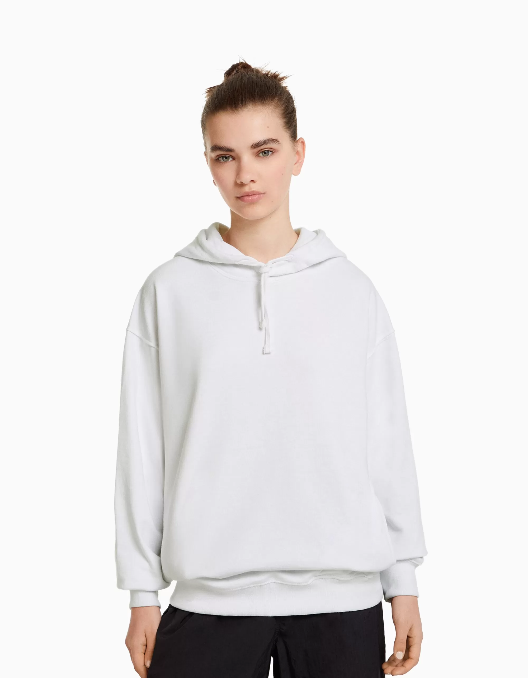 MUJER BERSHKA Sudadera capucha