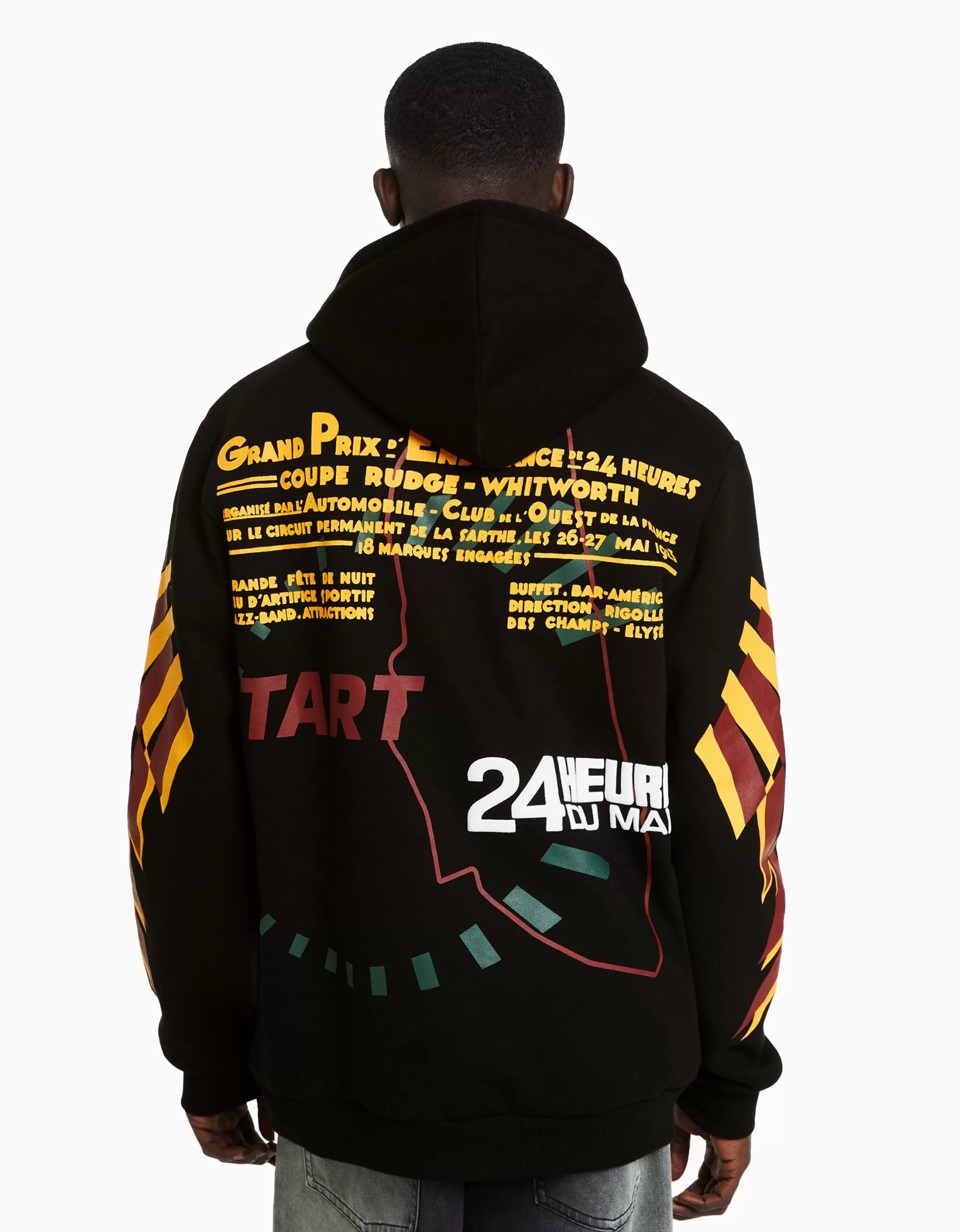 HOMBRE BERSHKA Sudadera capucha 24h LE MANS