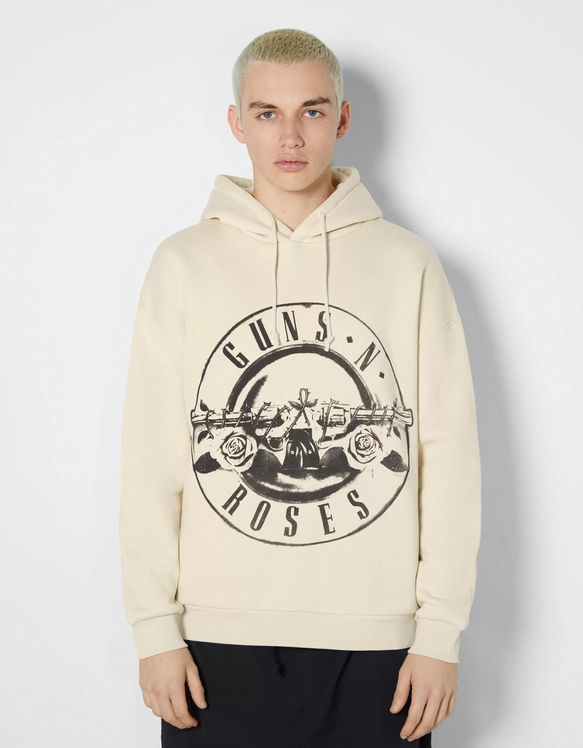 HOMBRE BERSHKA Sudadera capucha Guns N' Roses