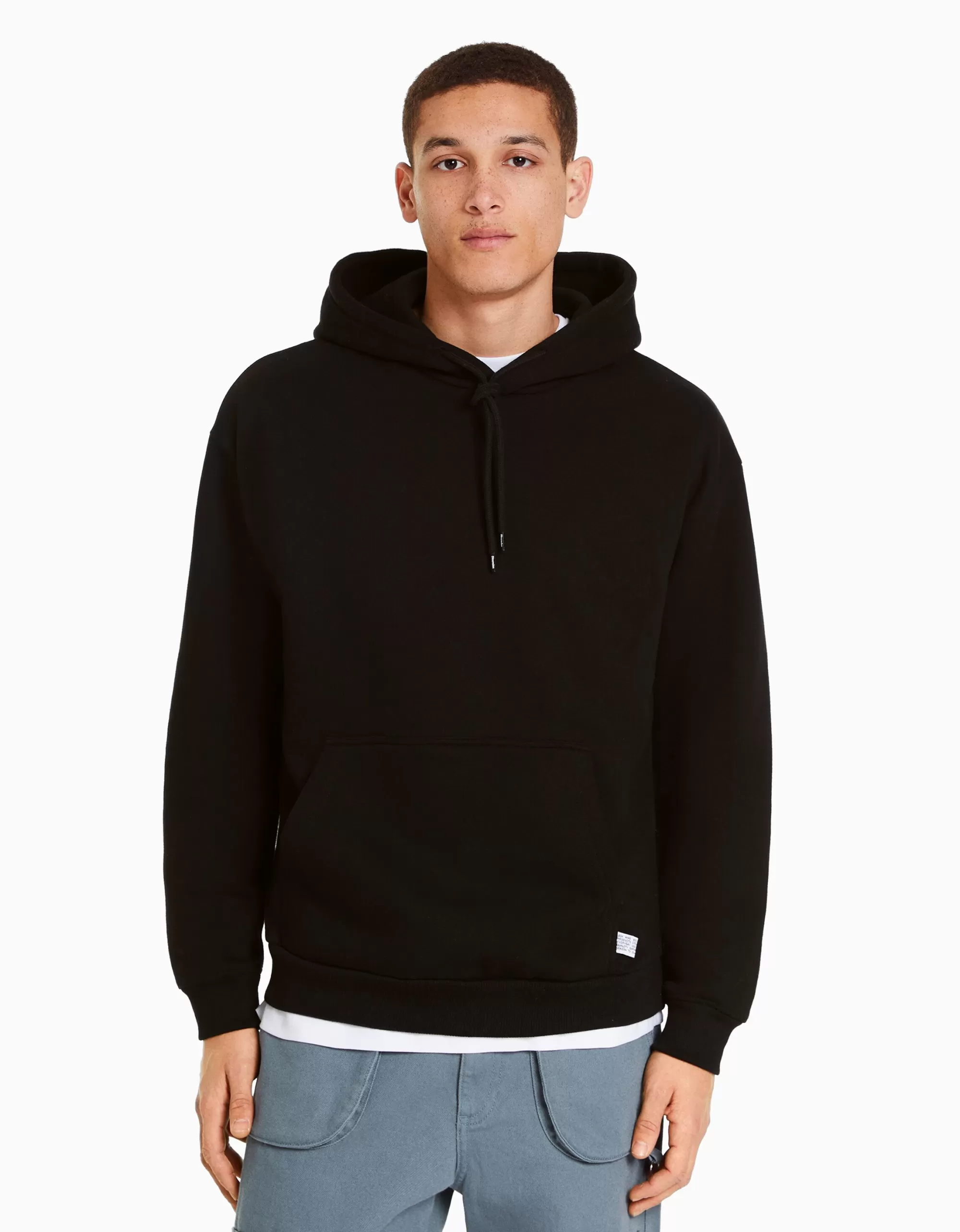 HOMBRE BERSHKA Sudadera capucha oversize