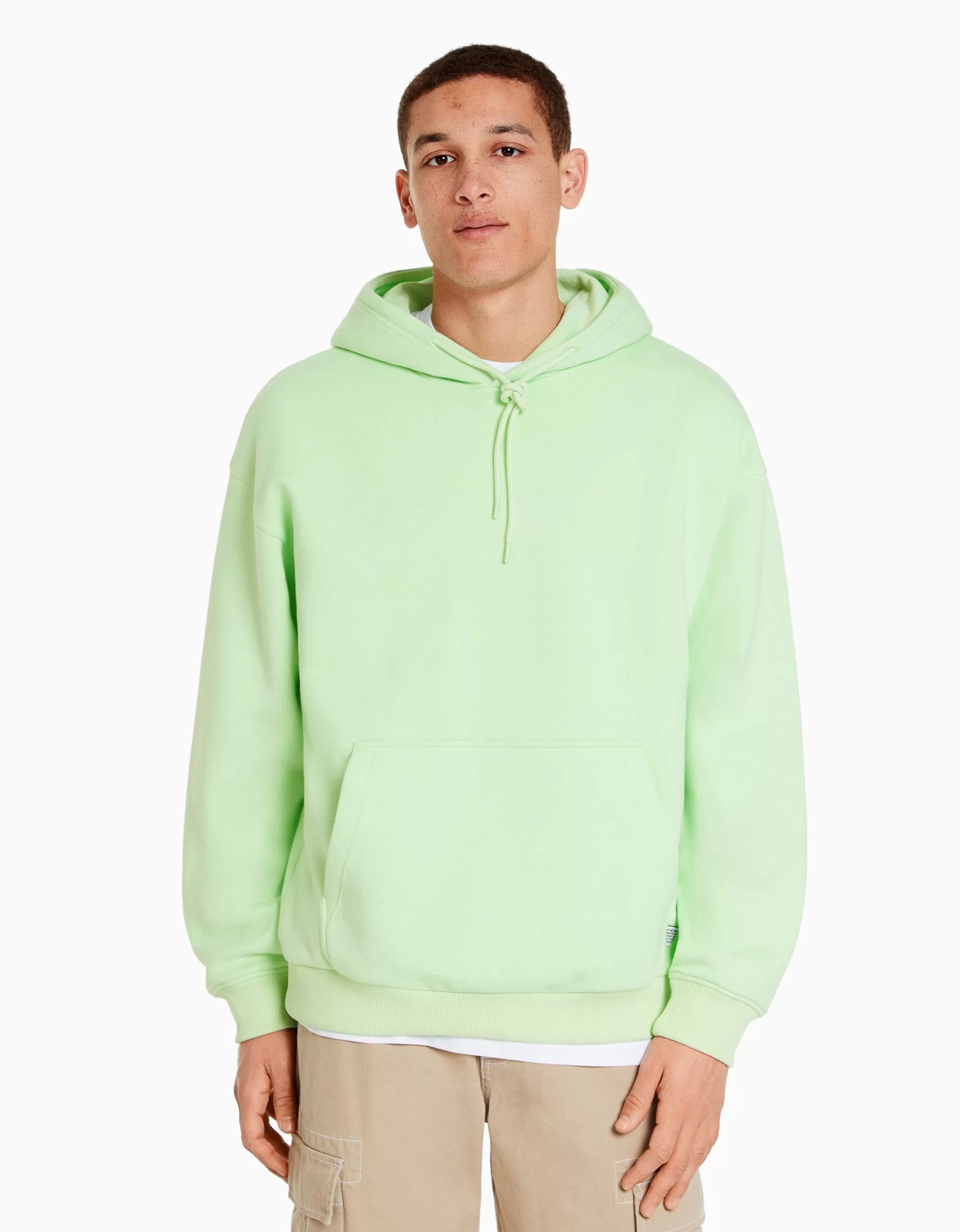 MUJER BERSHKA Sudadera capucha oversize