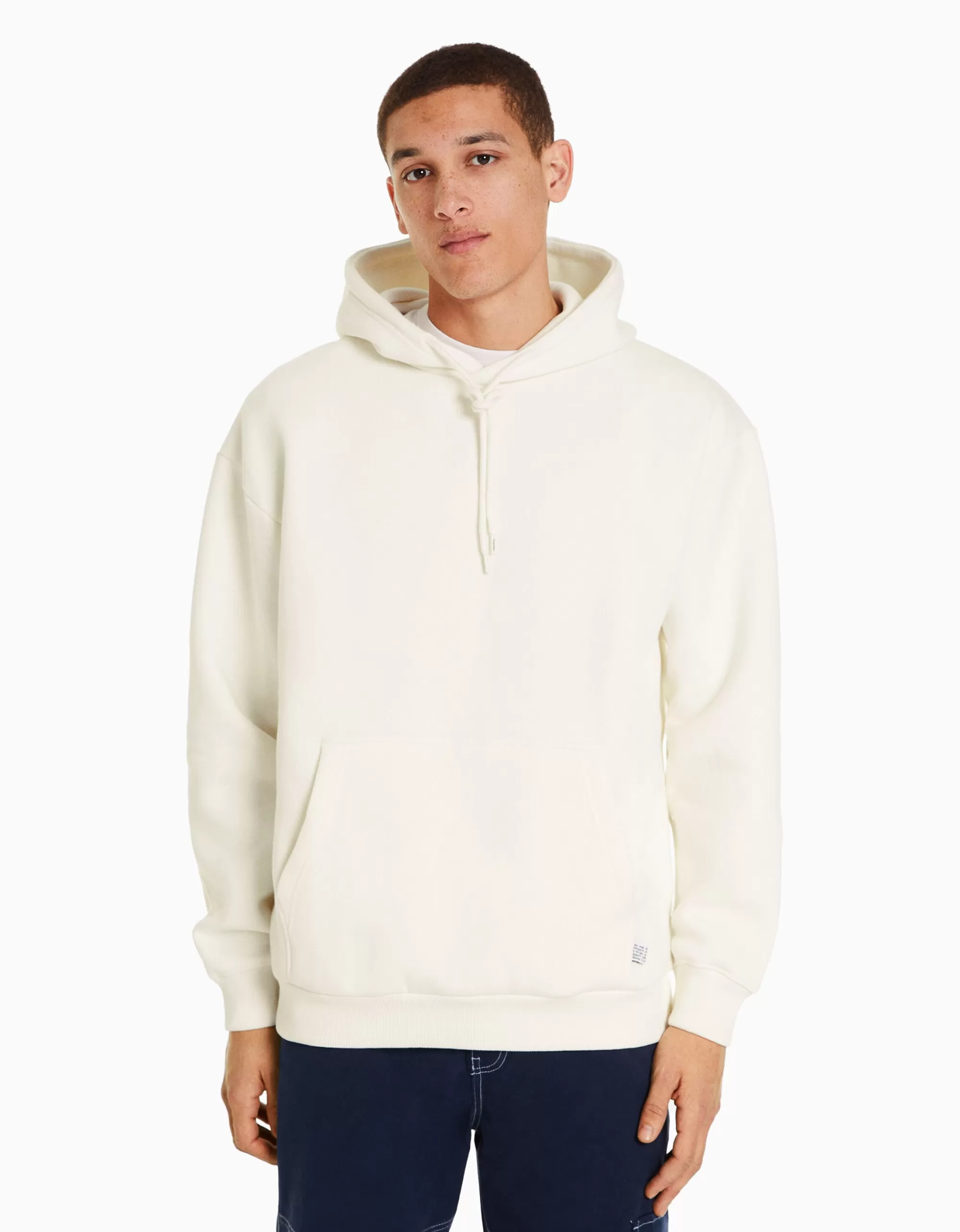 MUJER BERSHKA Sudadera capucha oversize