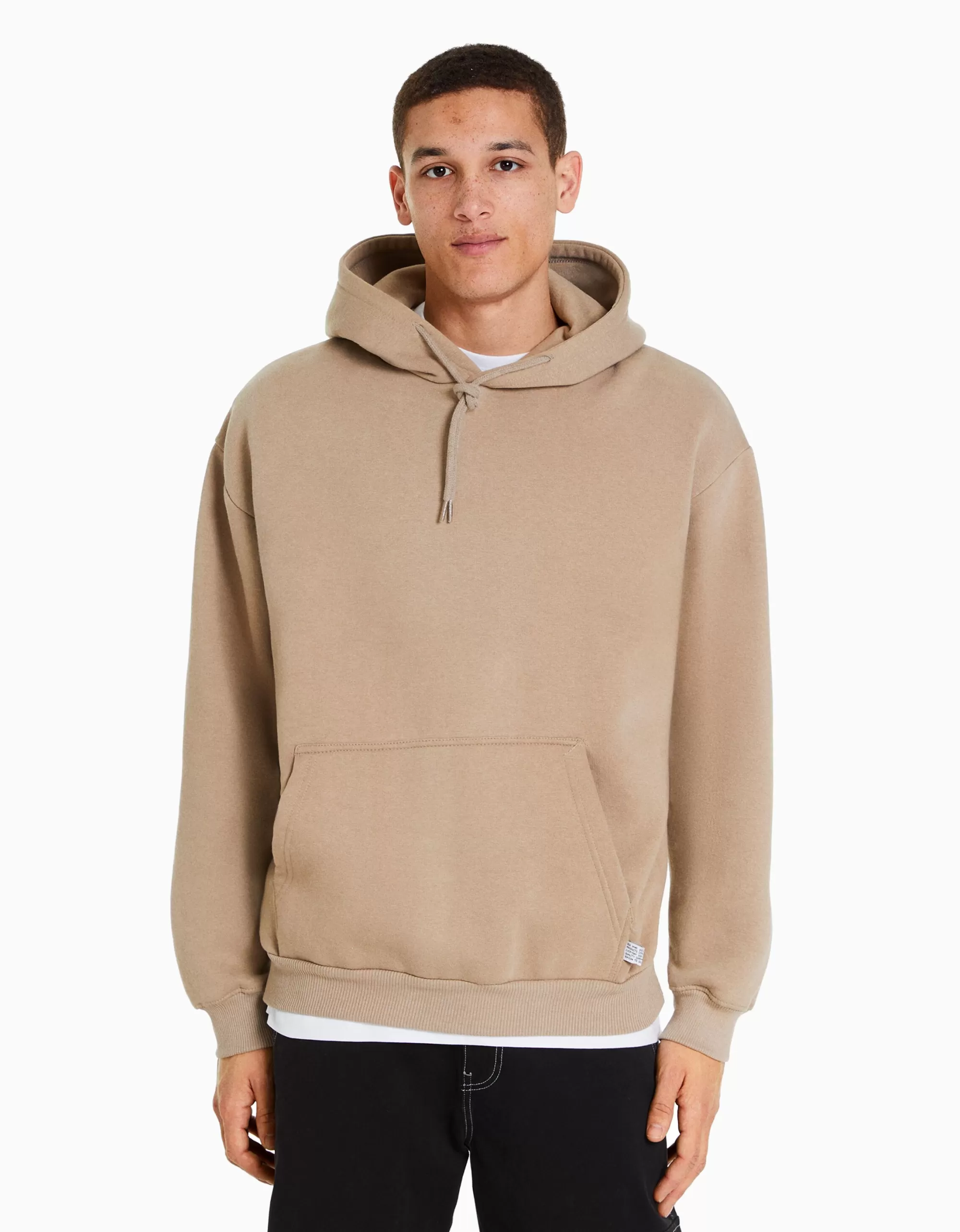 MUJER BERSHKA Sudadera capucha oversize