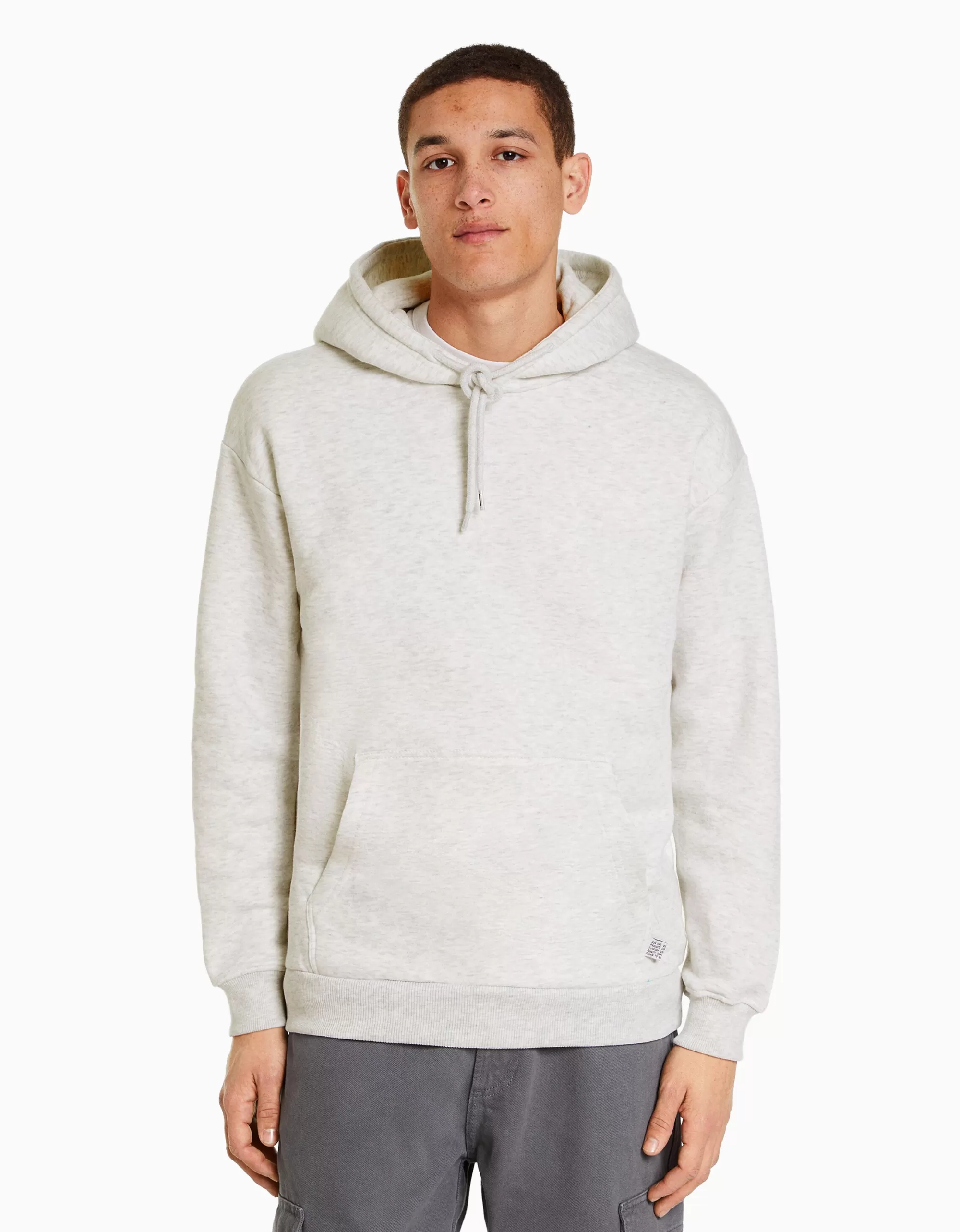 MUJER BERSHKA Sudadera capucha oversize