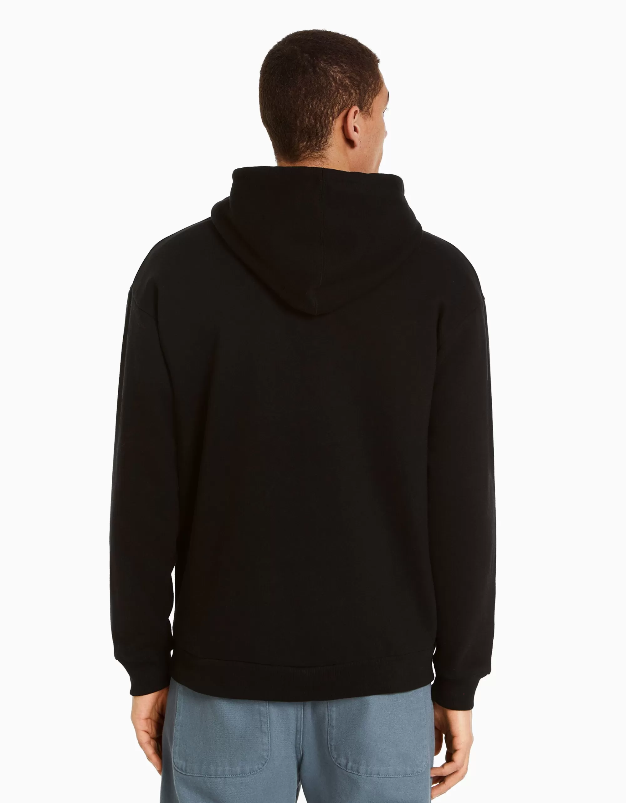 HOMBRE BERSHKA Sudadera capucha oversize
