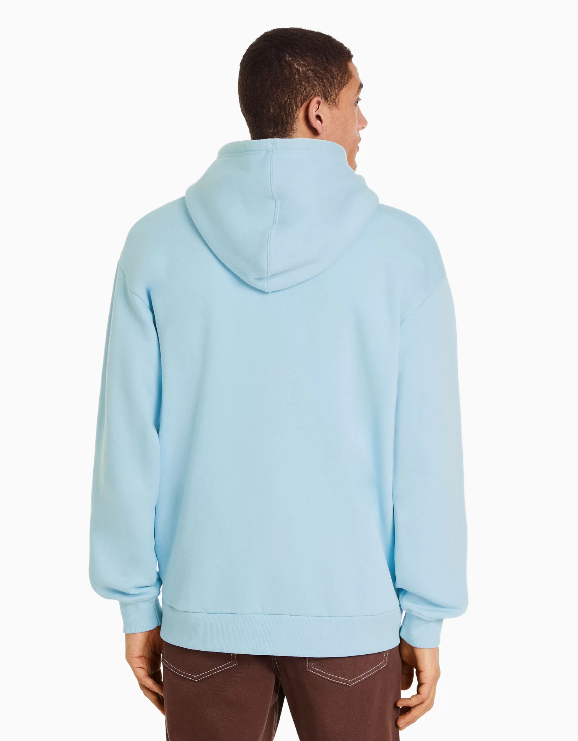 HOMBRE BERSHKA Sudadera capucha oversize
