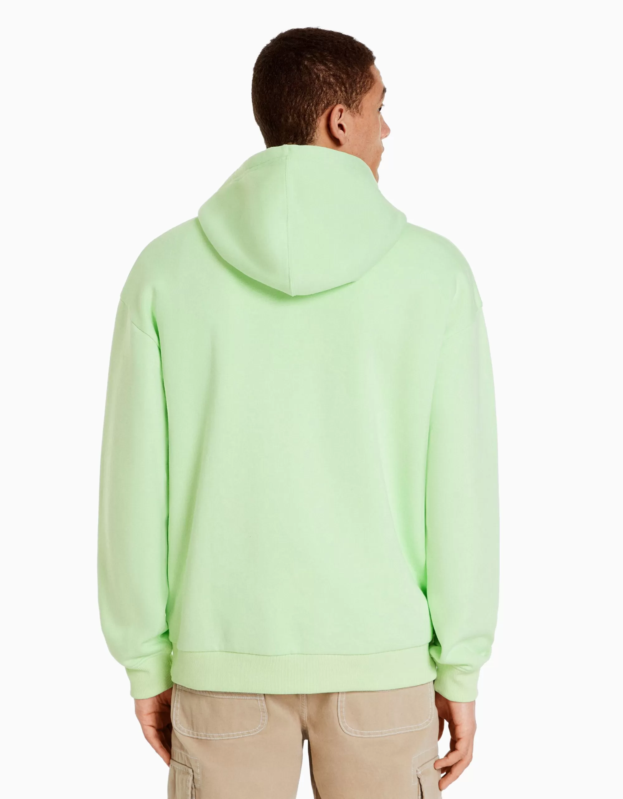MUJER BERSHKA Sudadera capucha oversize