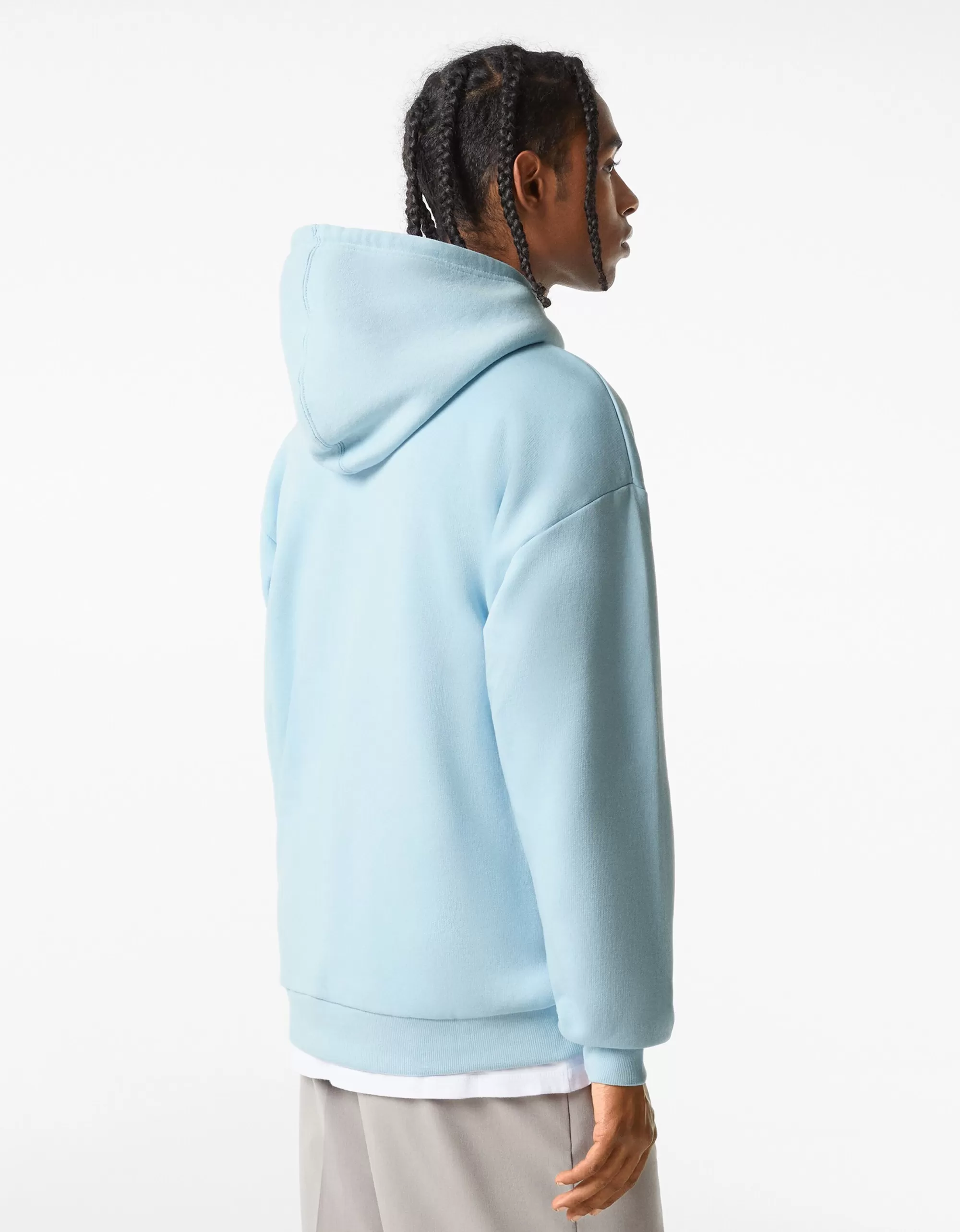 MUJER BERSHKA Sudadera capucha oversize