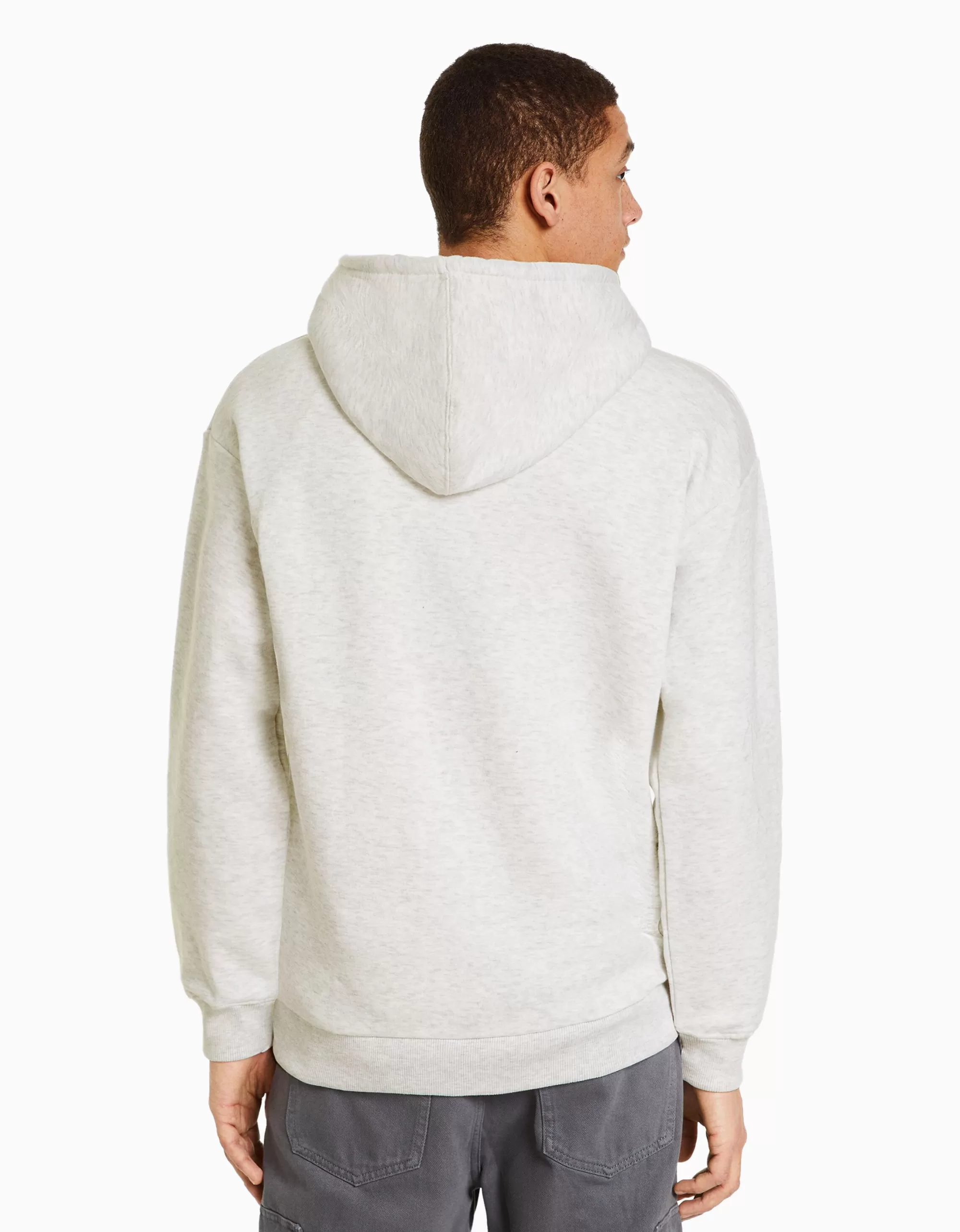 MUJER BERSHKA Sudadera capucha oversize