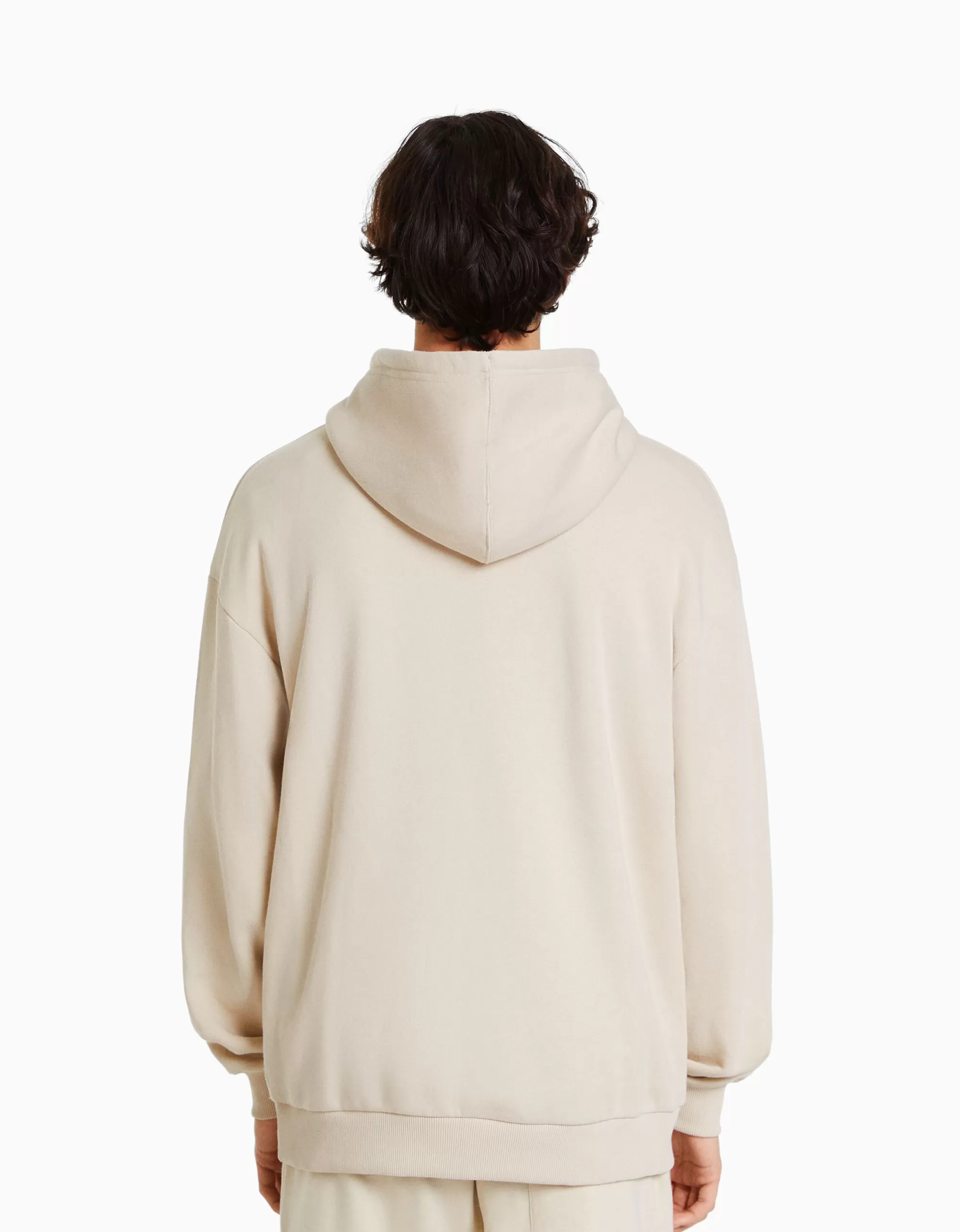 HOMBRE BERSHKA Sudadera capucha oversize