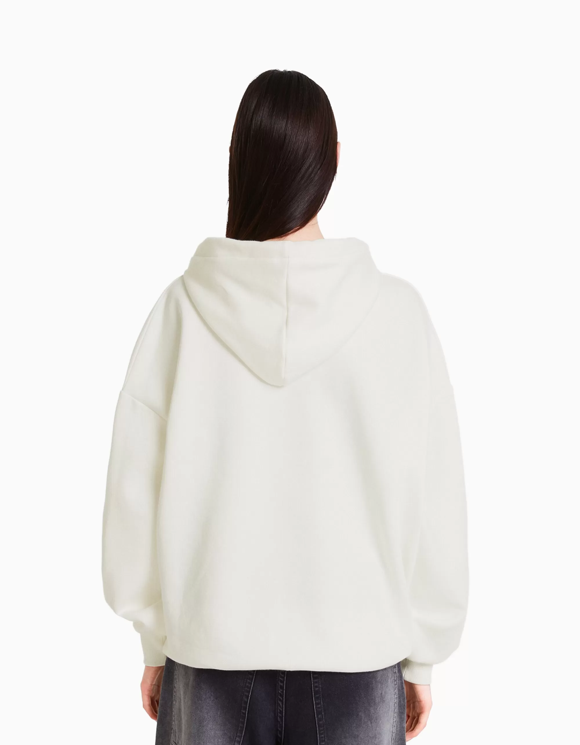 MUJER BERSHKA Sudadera capucha print Ariana Grande