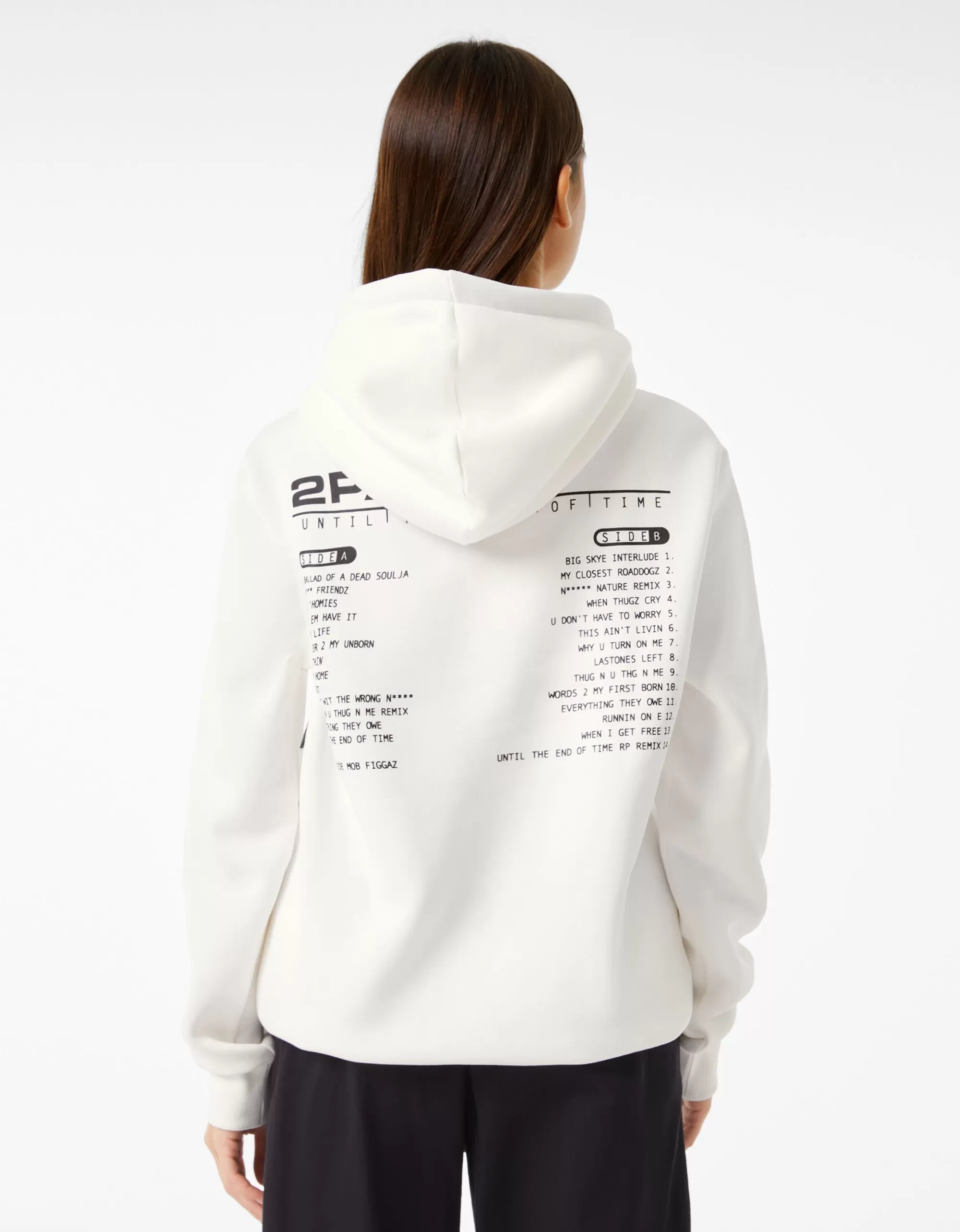 MUJER BERSHKA Sudadera capucha Tupac