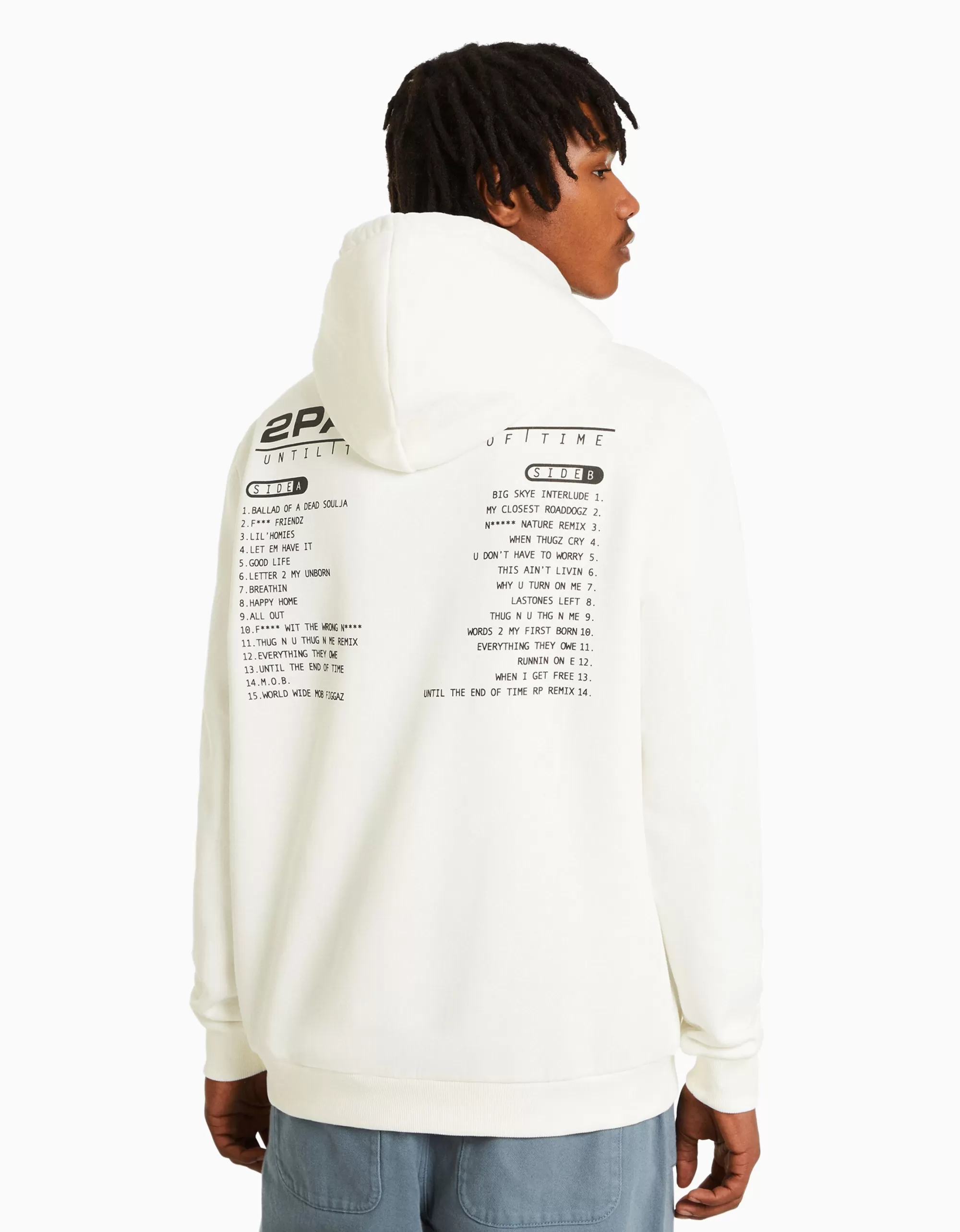 HOMBRE BERSHKA Sudadera capucha Tupac